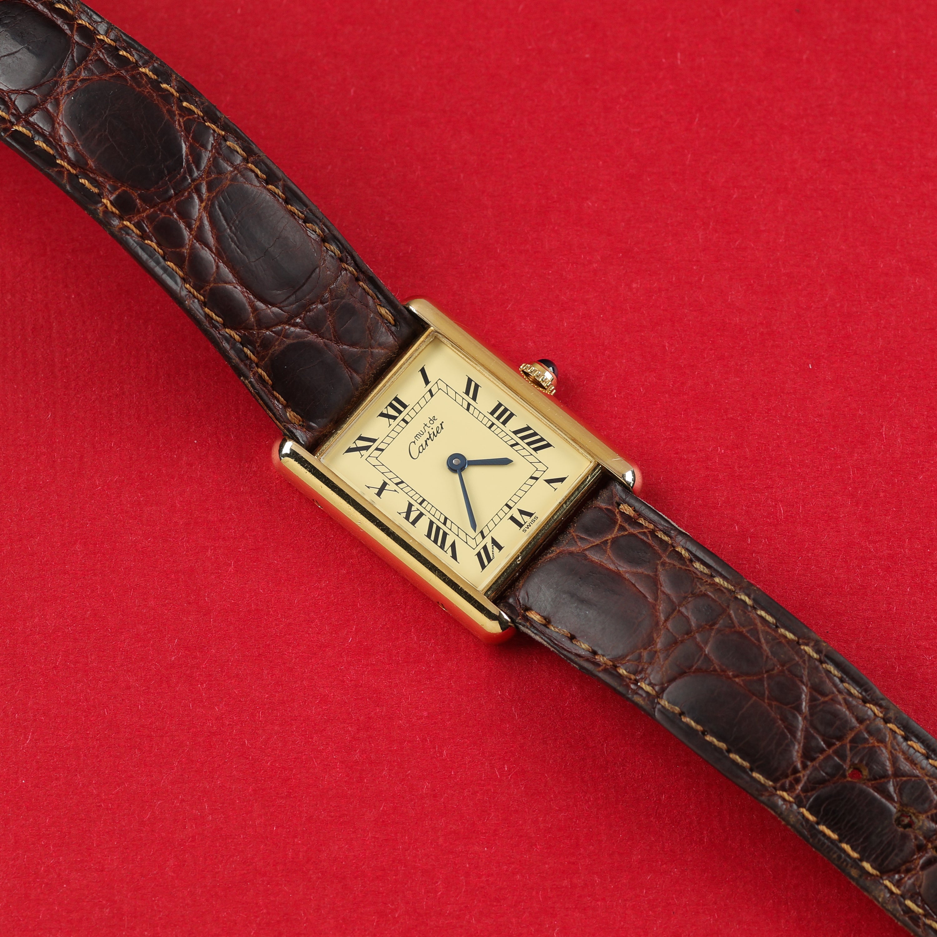Cartier Tank Must Ref. 1615 Creamy White Roman Dial