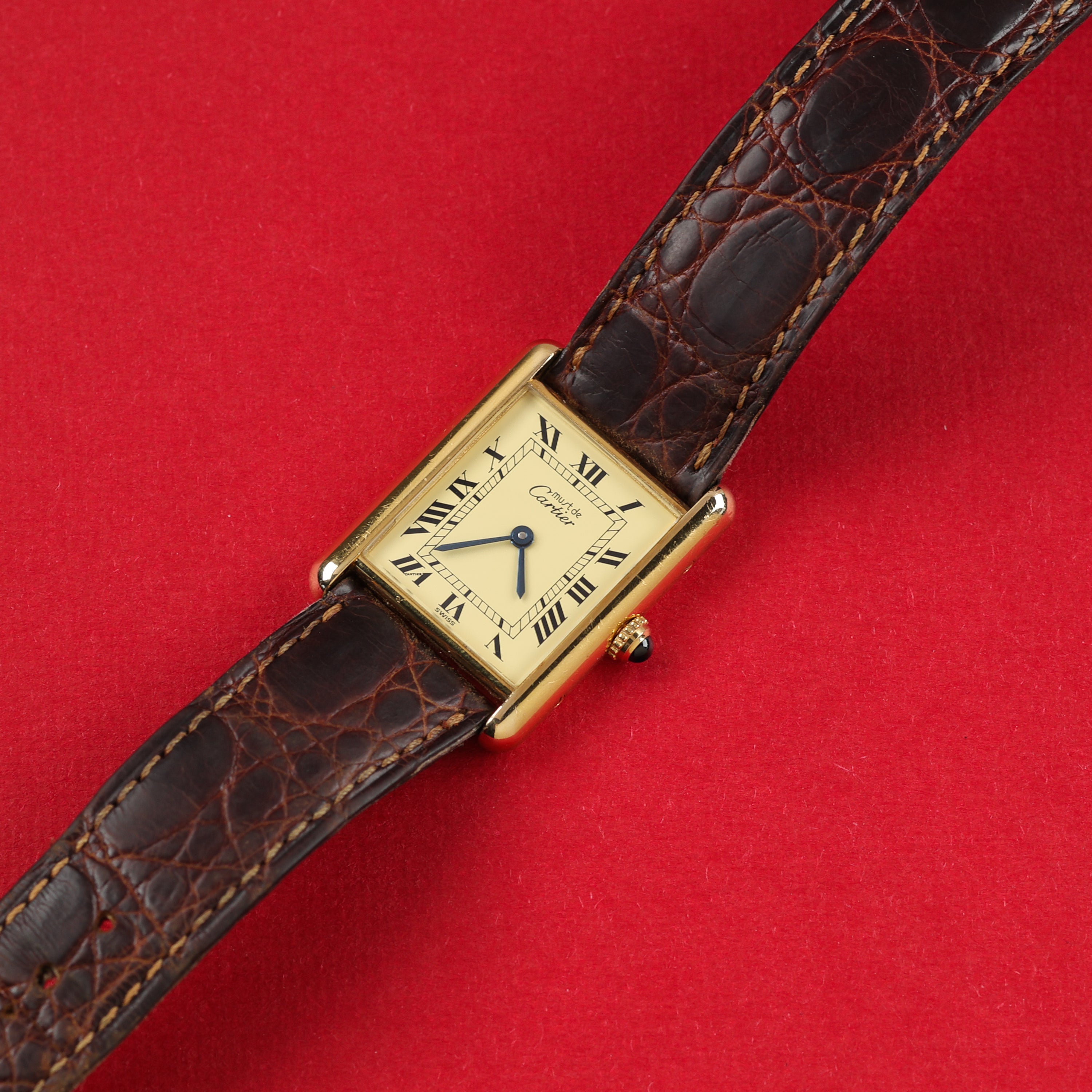Cartier Tank Must Ref. 1615 Creamy White Roman Dial