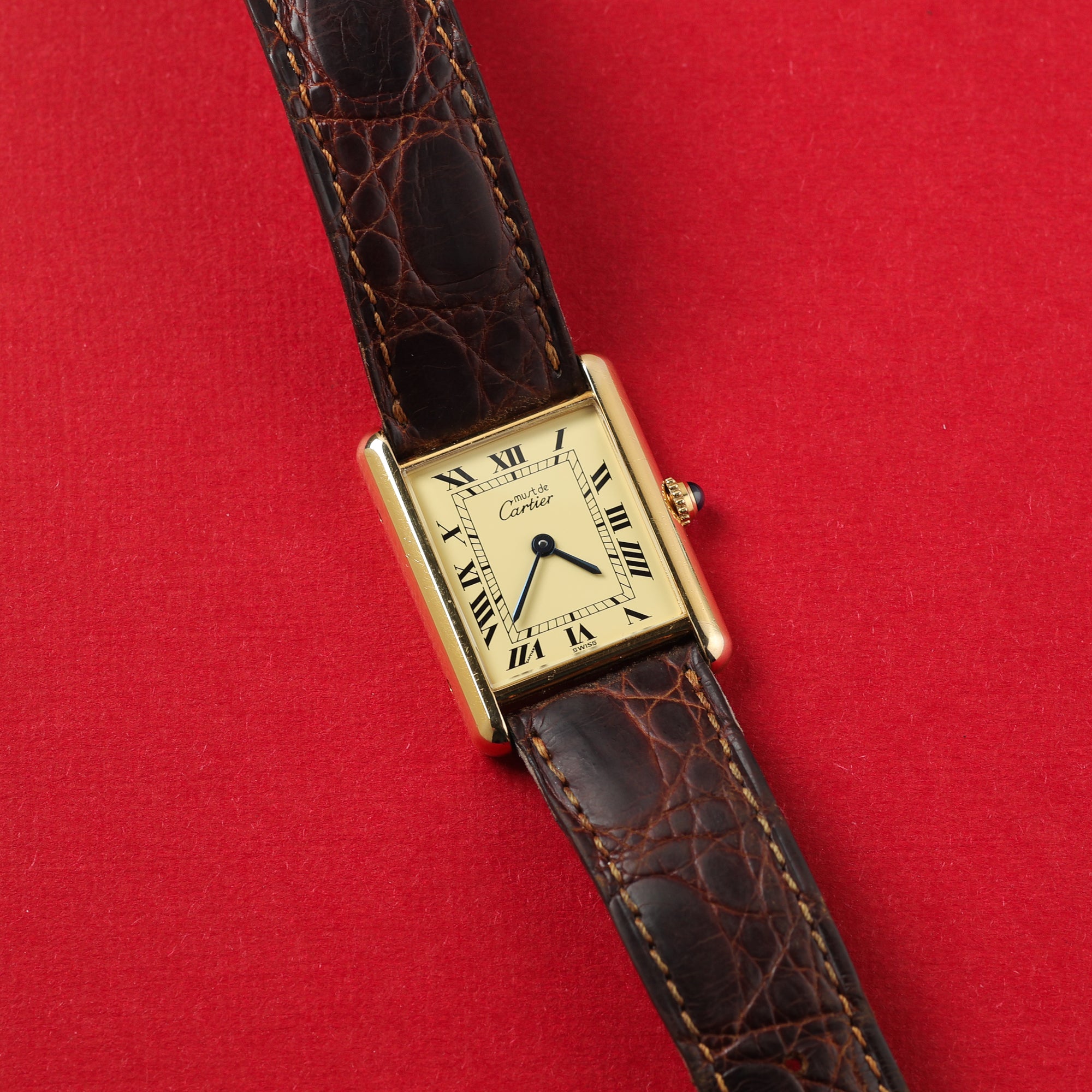 Cartier Tank Must Ref. 1615 Creamy White Roman Dial