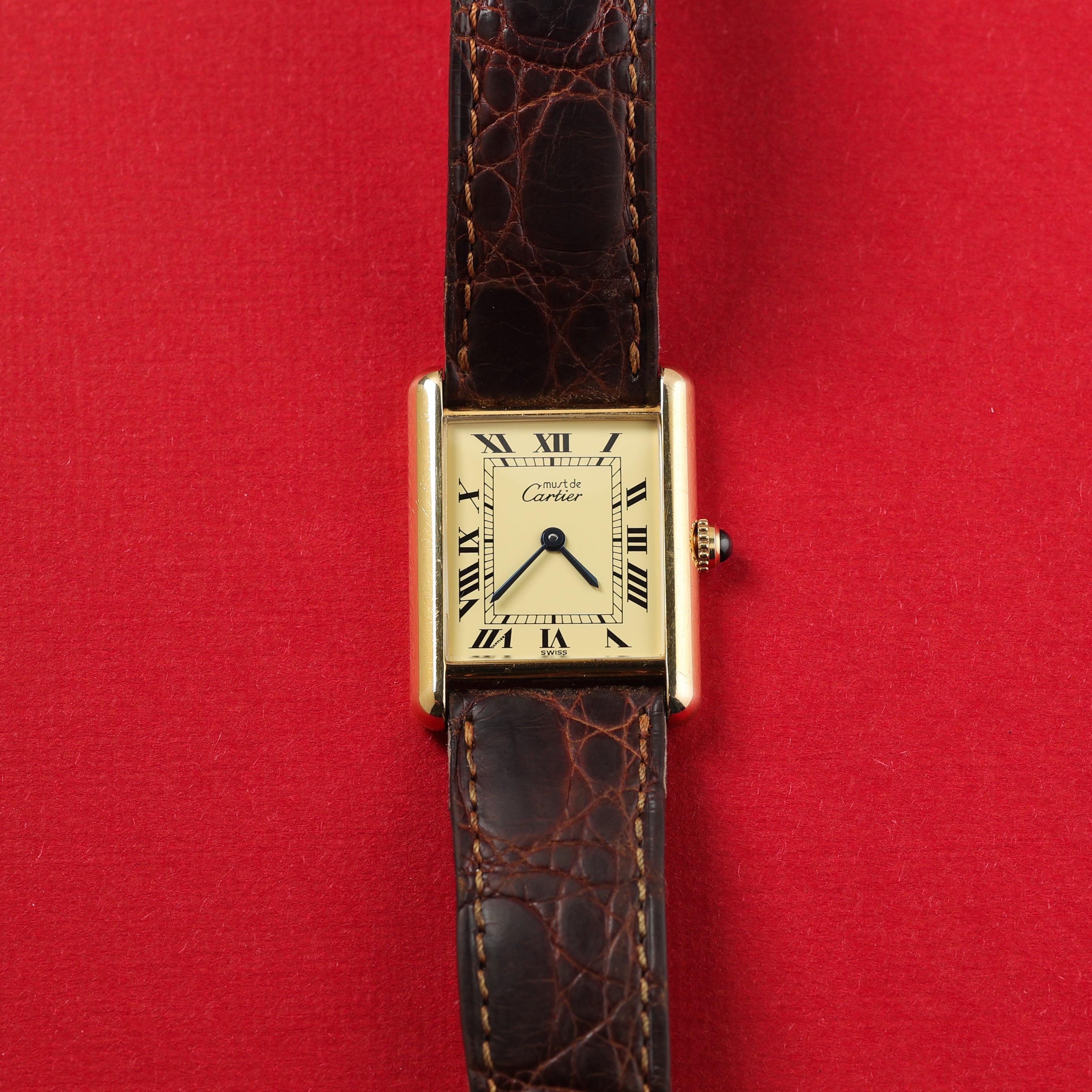 Cartier Tank Must Ref. 1615 Creamy White Roman Dial