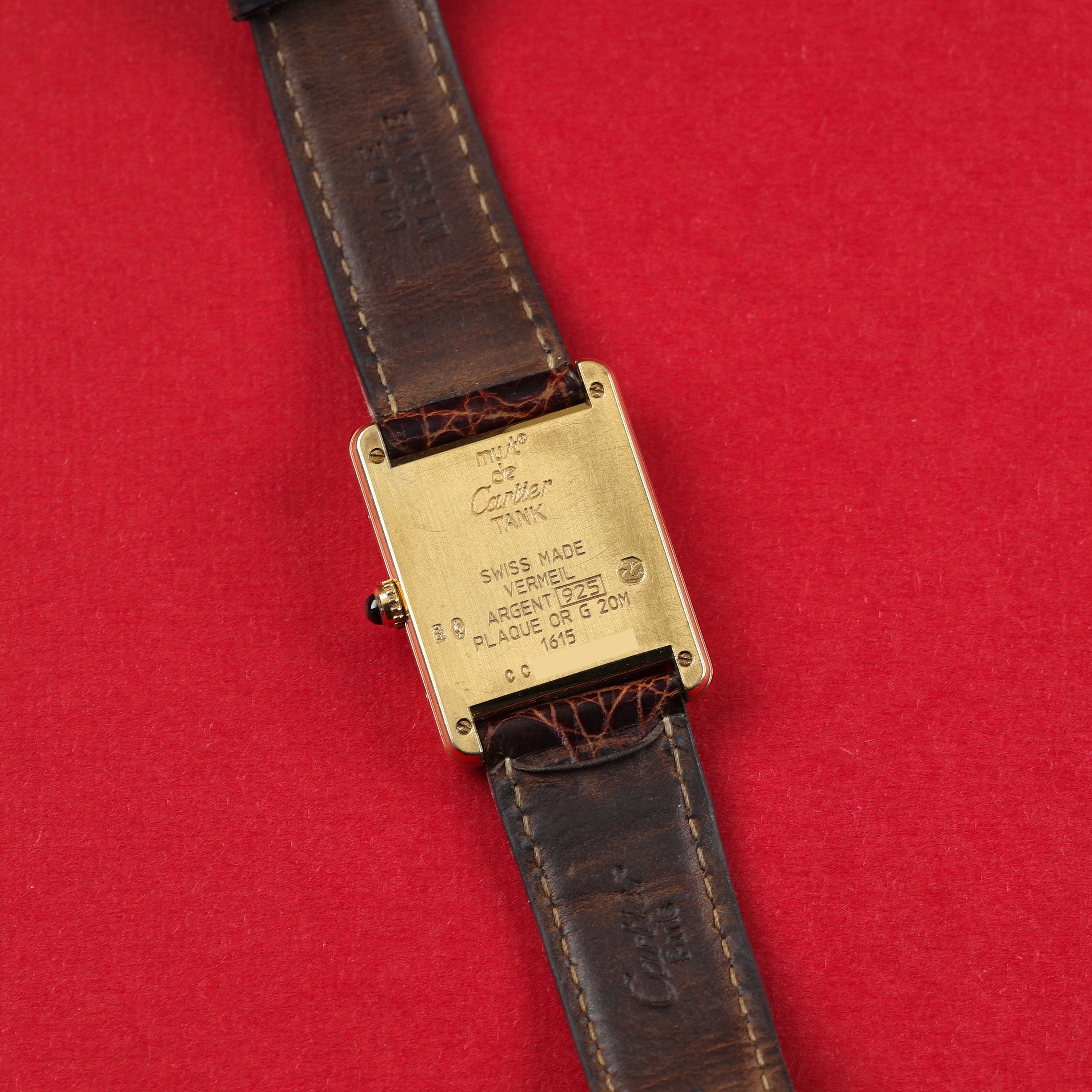Cartier Tank Must Ref. 1615 Creamy White Roman Dial