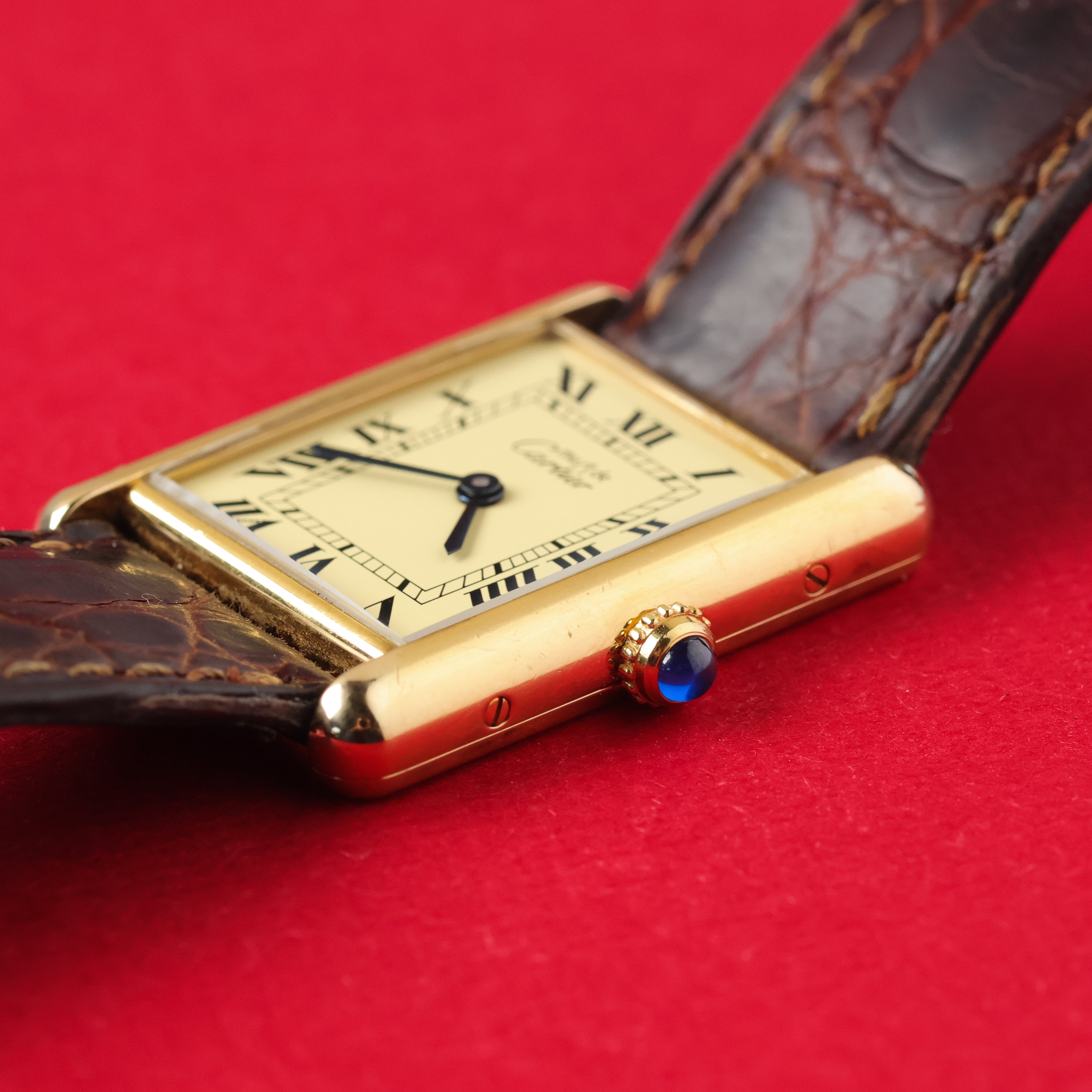 Cartier Tank Must Ref. 1615 Creamy White Roman Dial