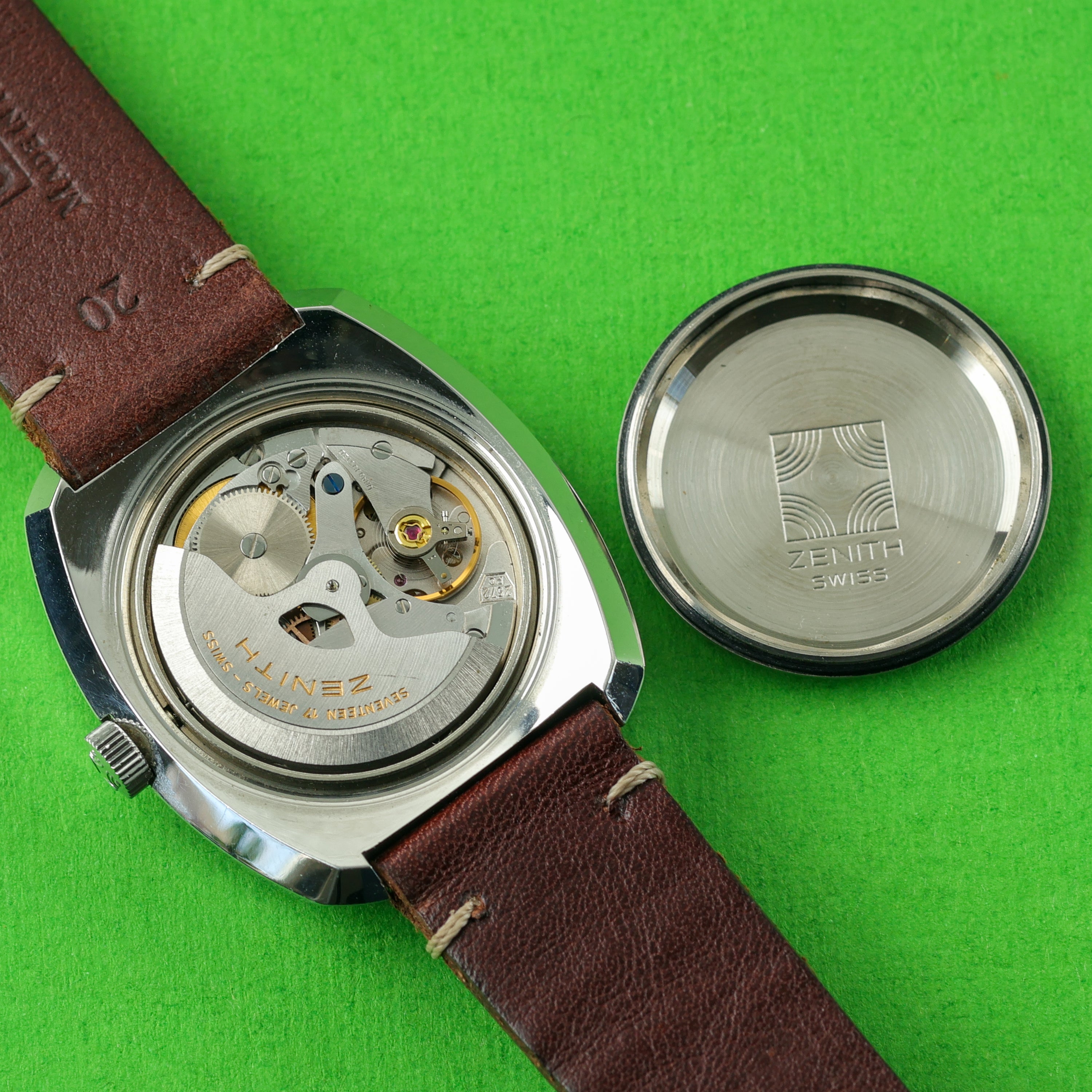 Movado Zenith 'Surf' Ref. 01-0060-280 Wood Dial