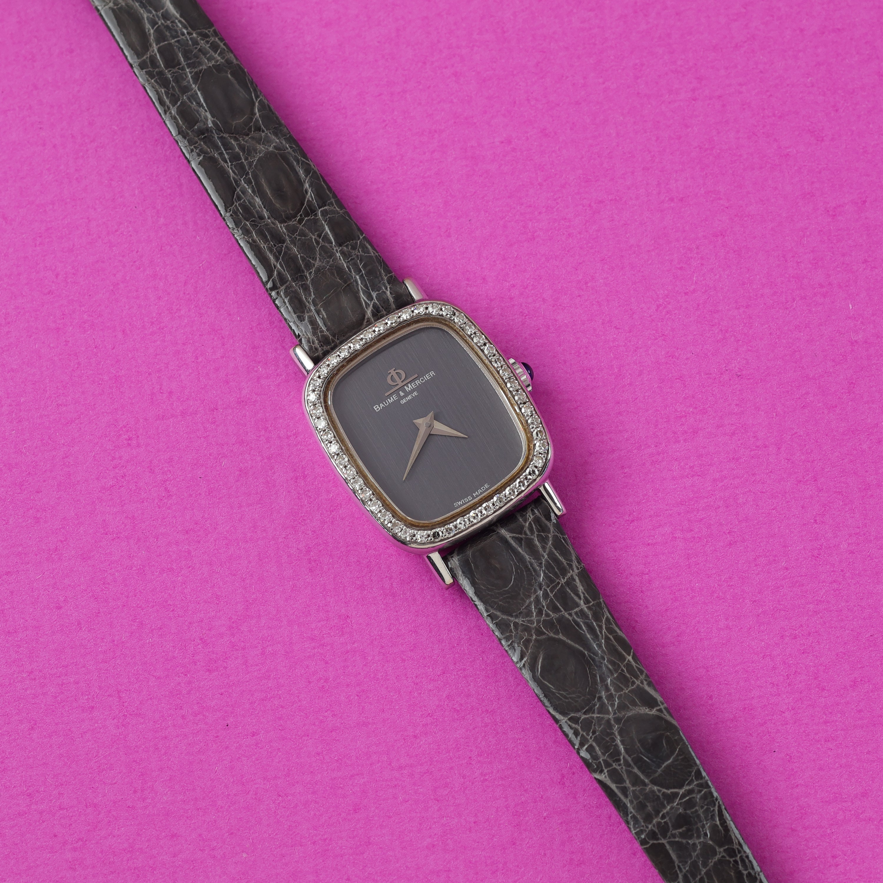 Baume & Mercier Ref. 38263 18K White Gold Diamonds Box and Papers