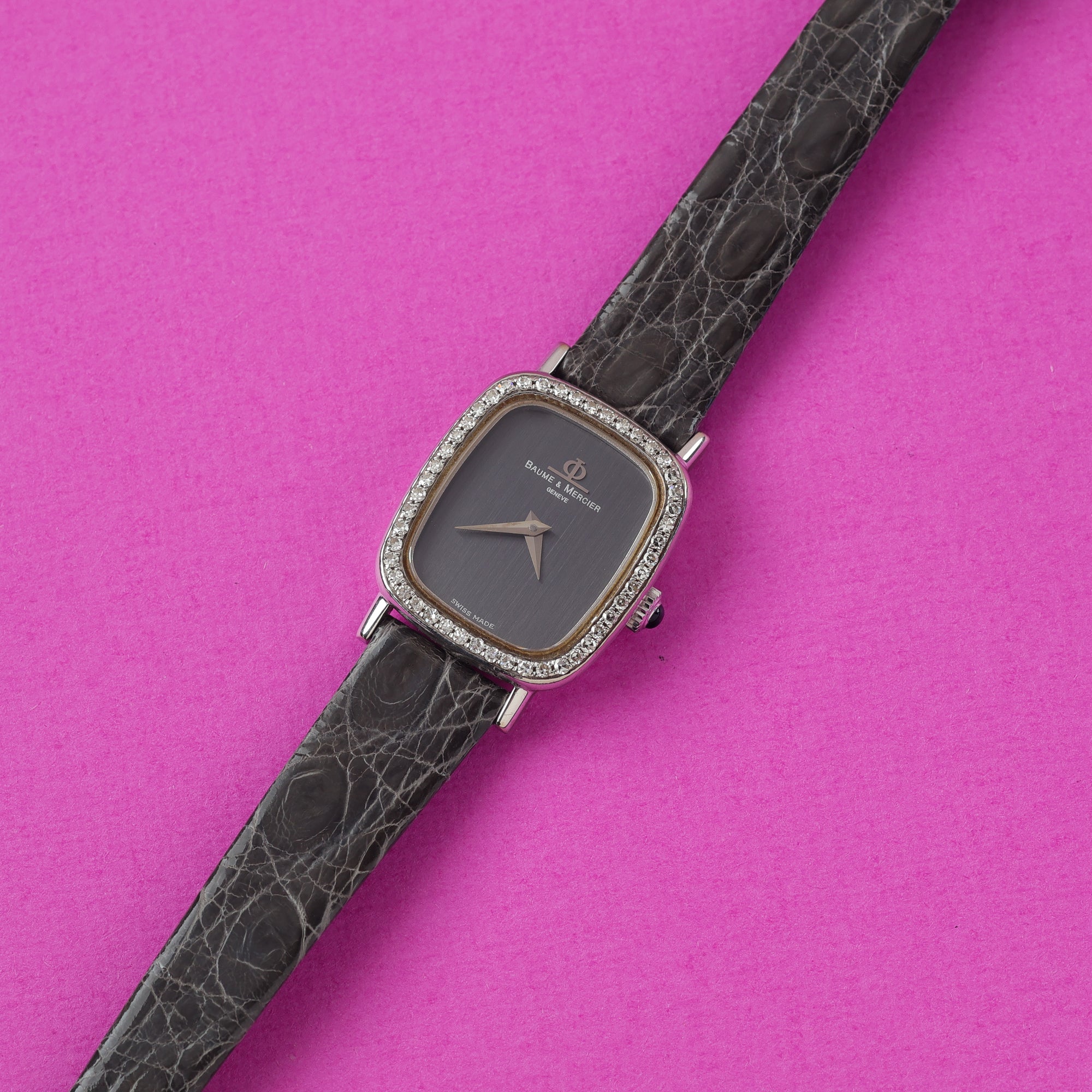 Baume & Mercier Ref. 38263 18K White Gold Diamonds Box and Papers