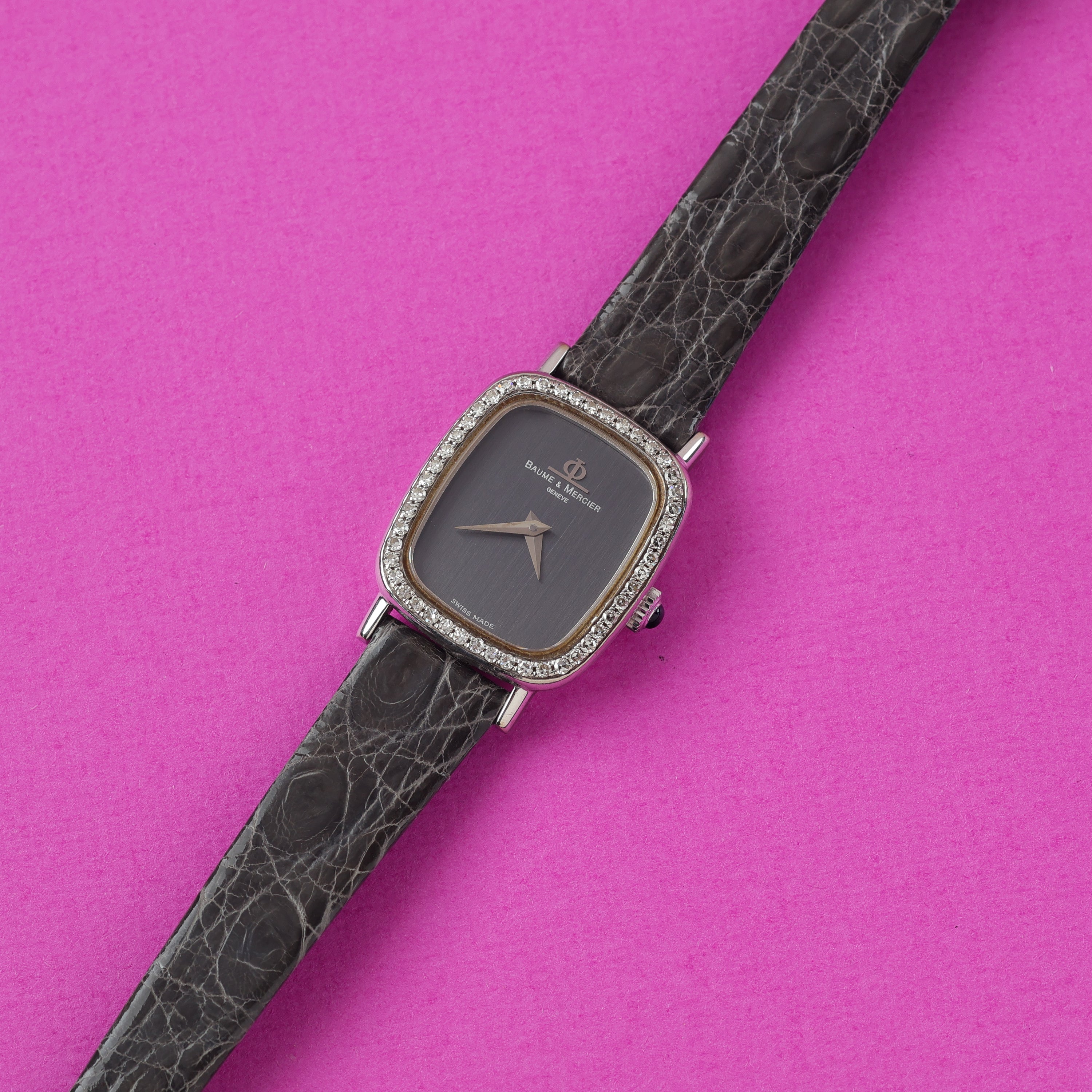 Baume & Mercier Ref. 38263 18K White Gold Diamonds Box and Papers