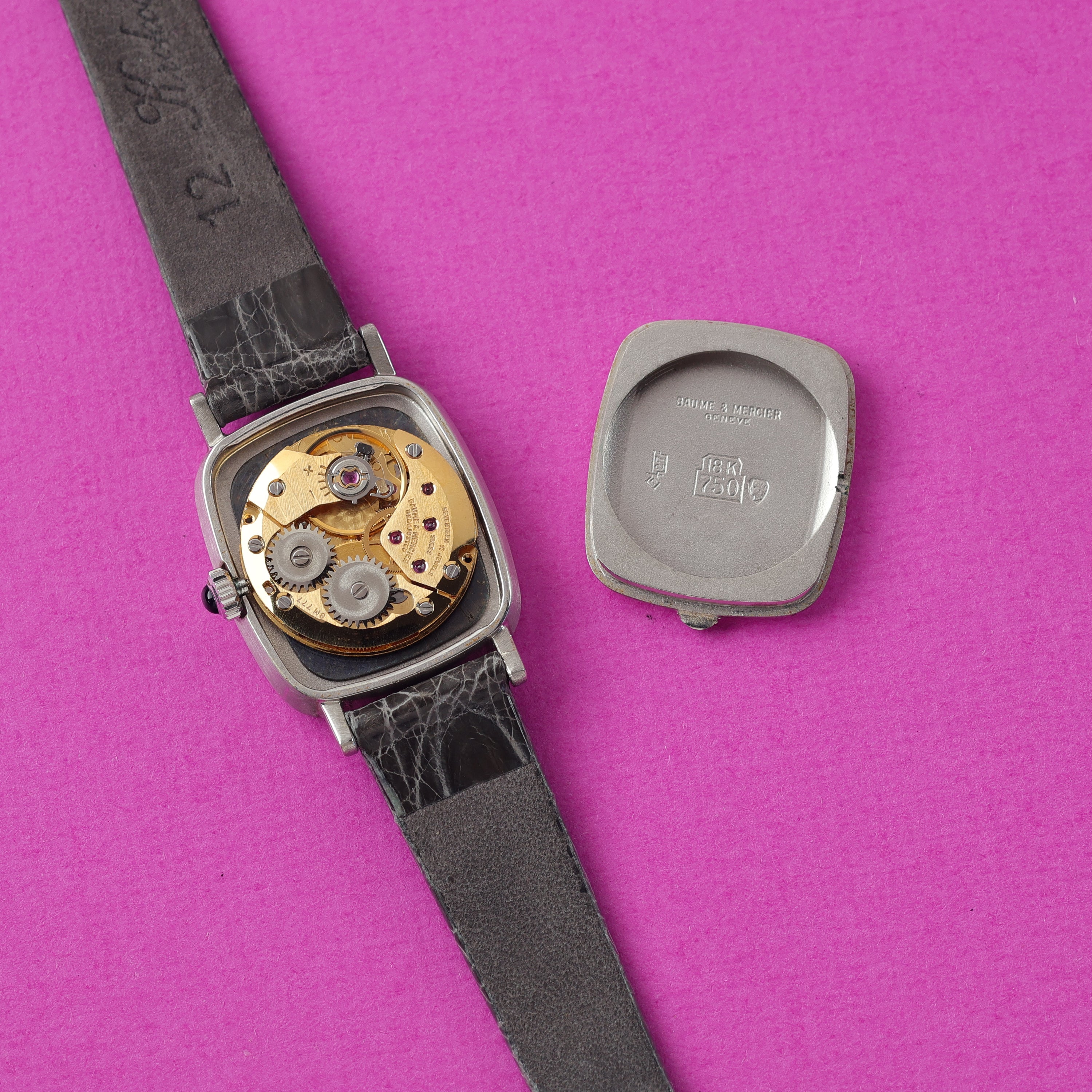 Baume & Mercier Ref. 38263 18K White Gold Diamonds Box and Papers