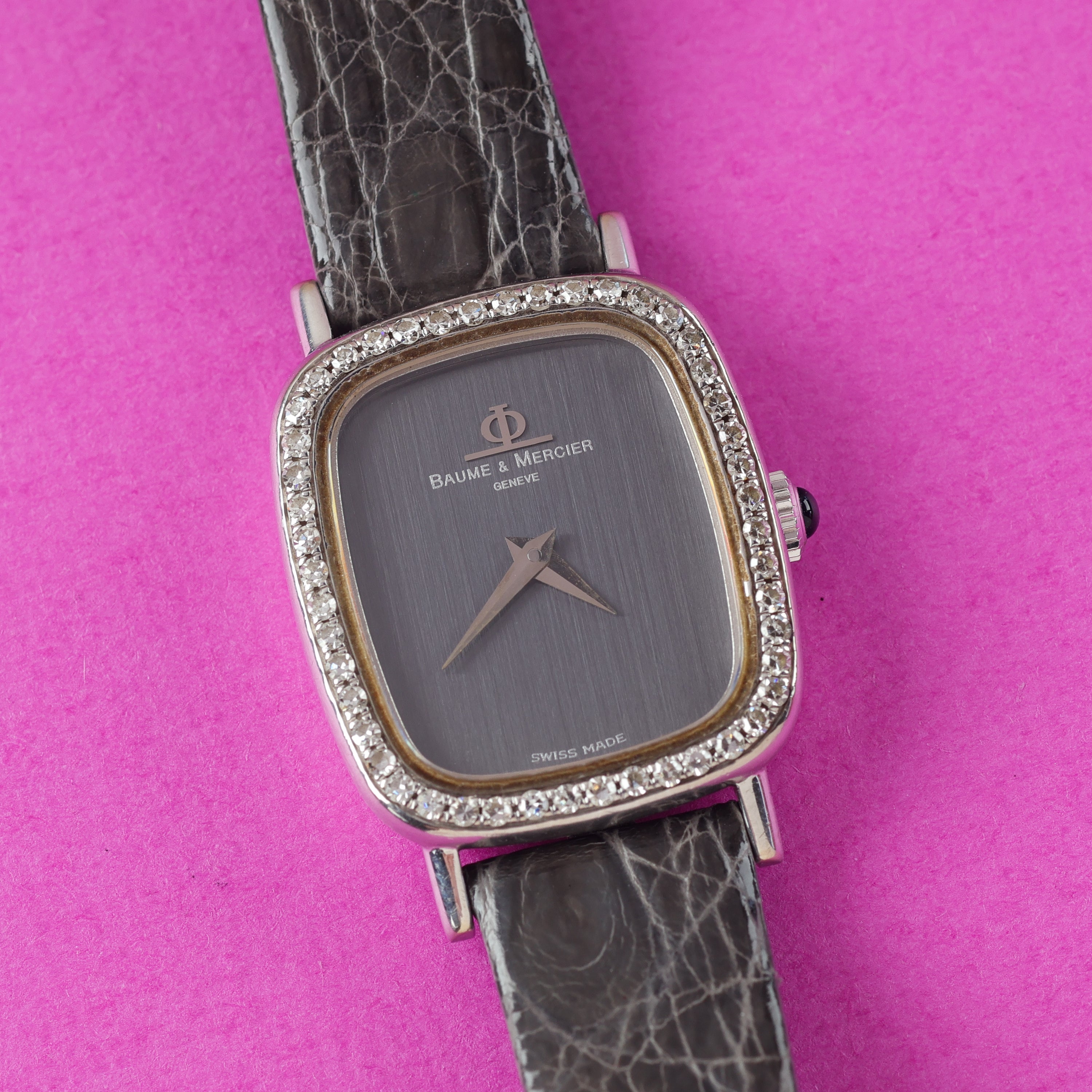 Baume & Mercier Ref. 38263 18K White Gold Diamonds Box and Papers