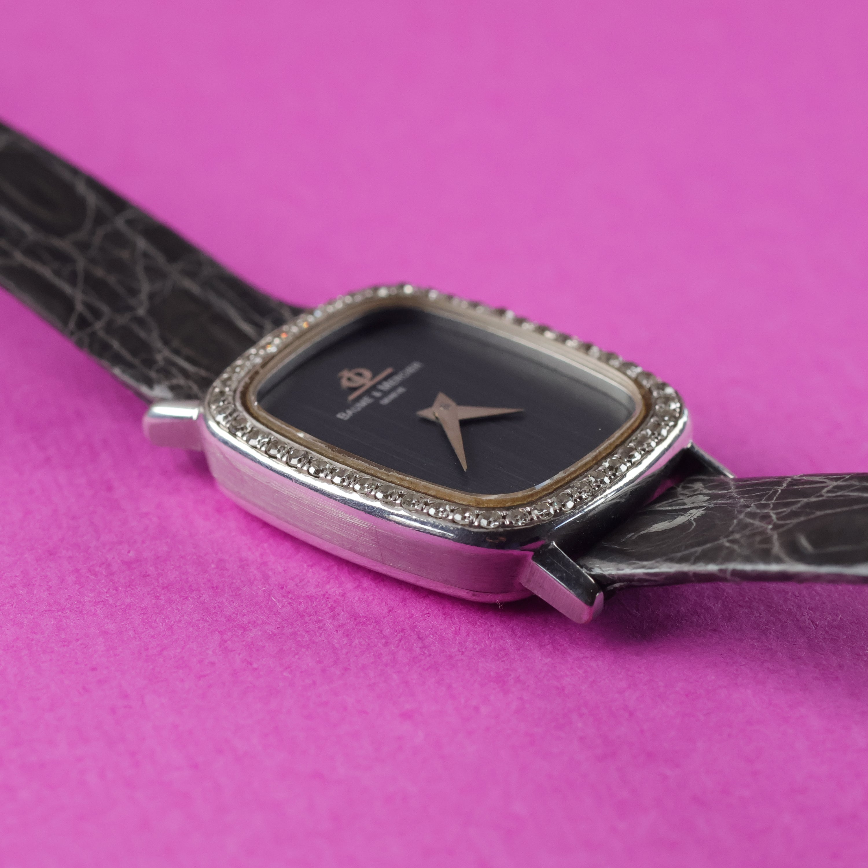 Baume & Mercier Ref. 38263 18K White Gold Diamonds Box and Papers