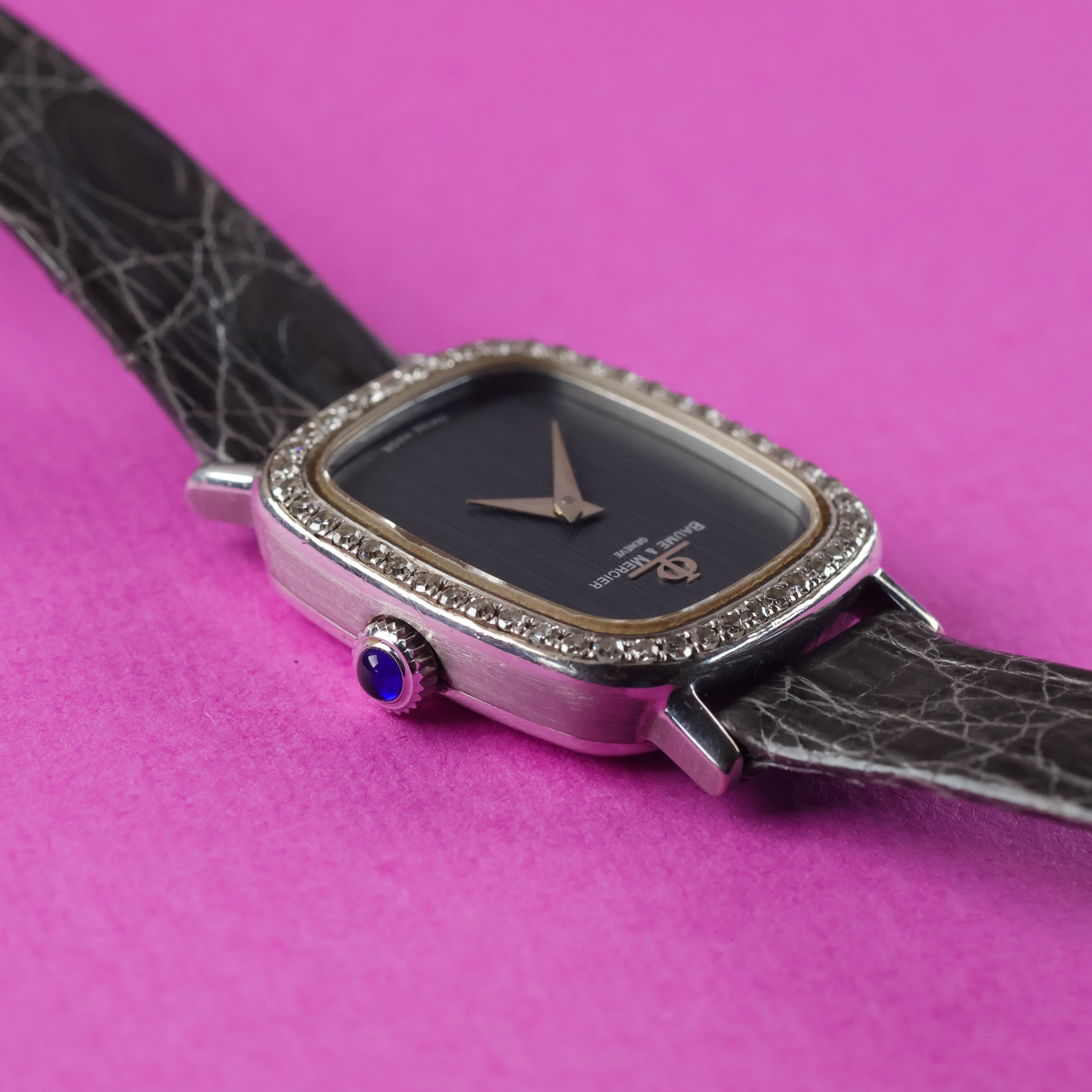 Baume & Mercier Ref. 38263 18K White Gold Diamonds Box and Papers