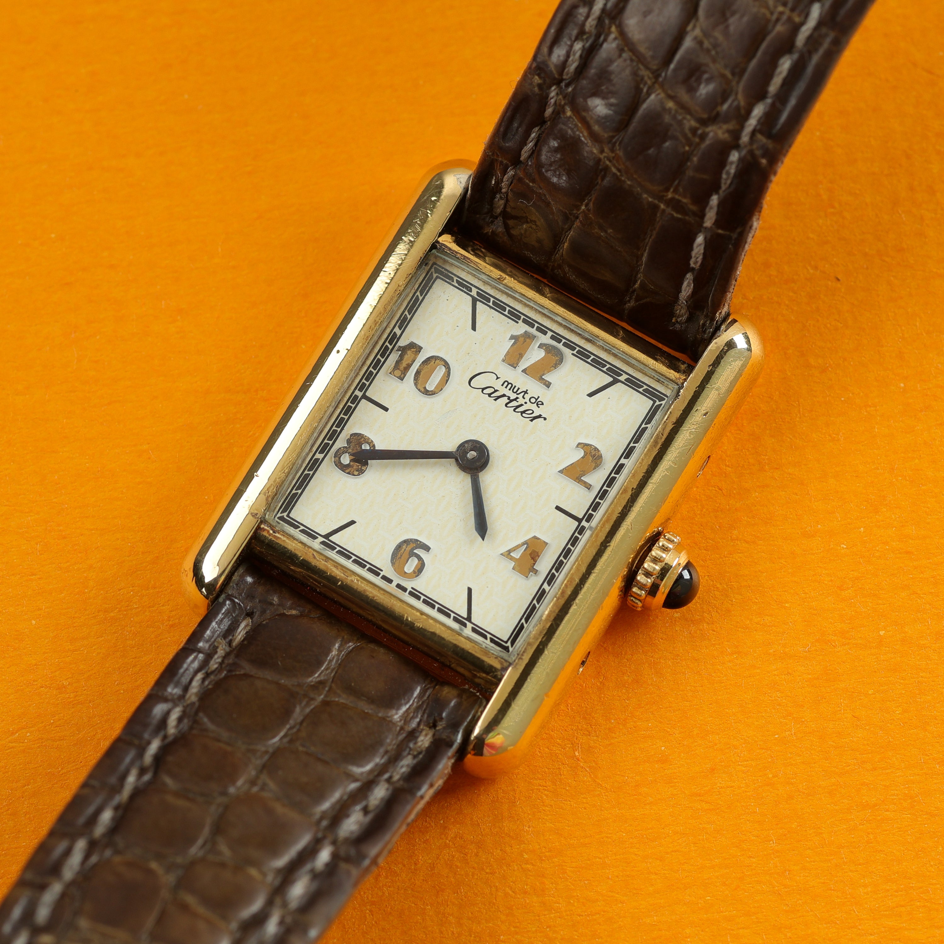 Cartier Must Tank Ref. 5057001 Cream Arabic Numerals Dial