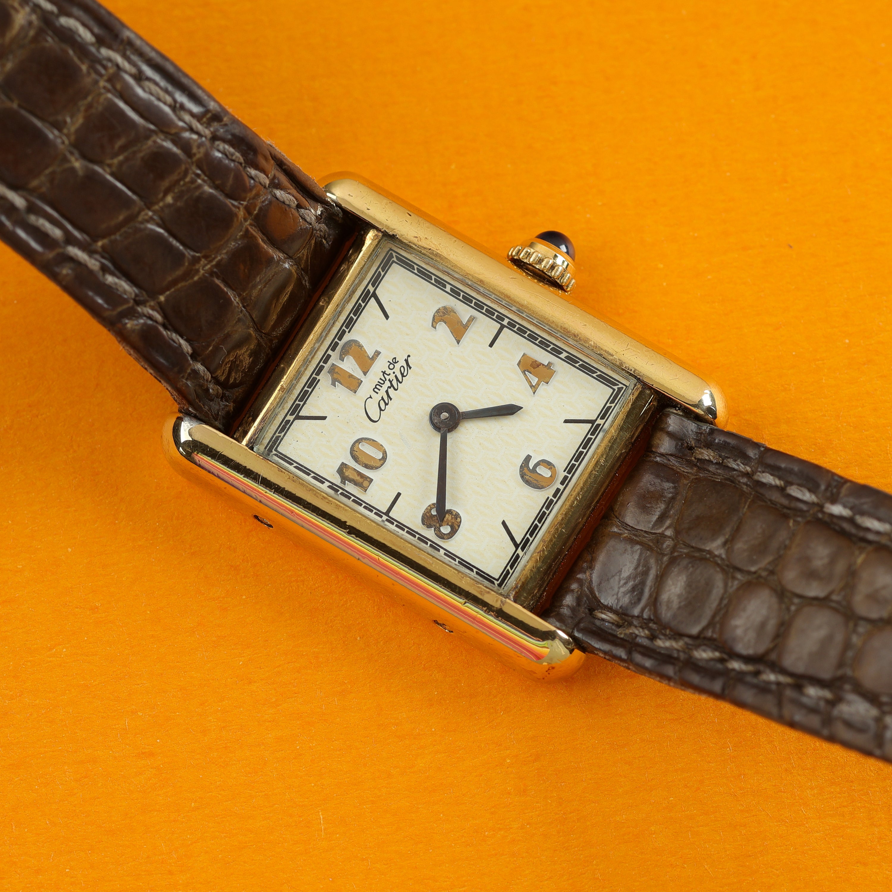 Cartier Must Tank Ref. 5057001 Cream Arabic Numerals Dial