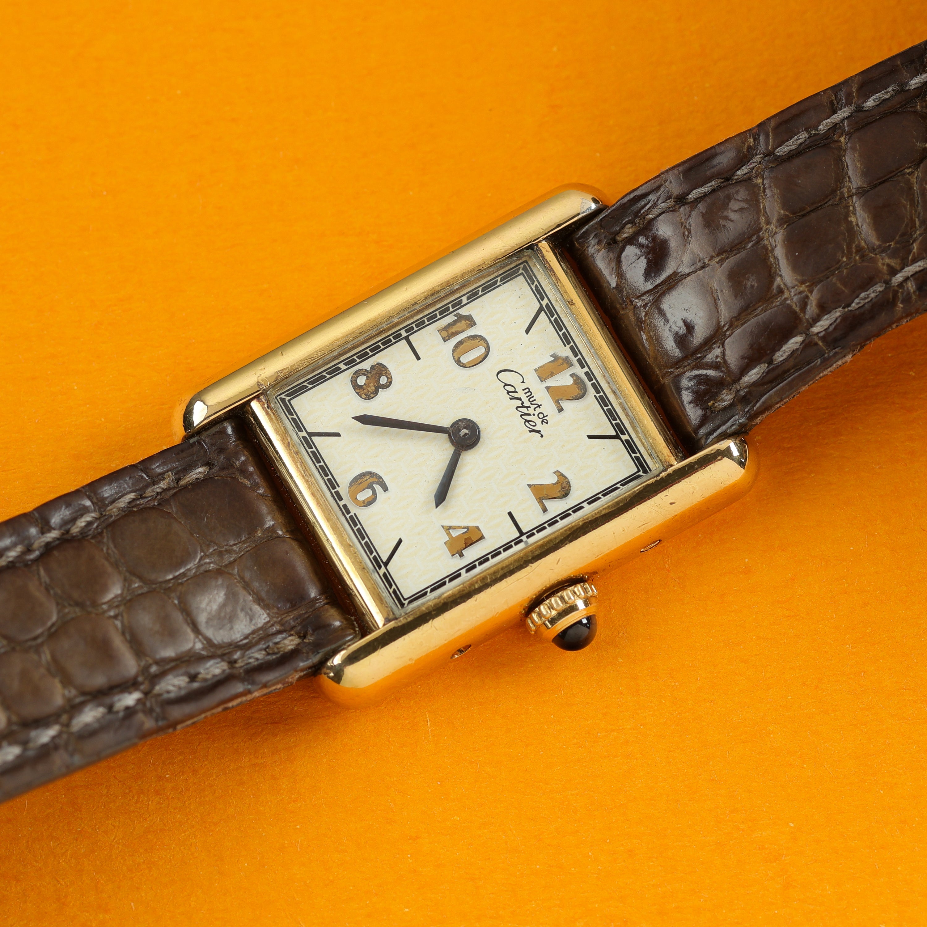 Cartier Must Tank Ref. 5057001 Cream Arabic Numerals Dial