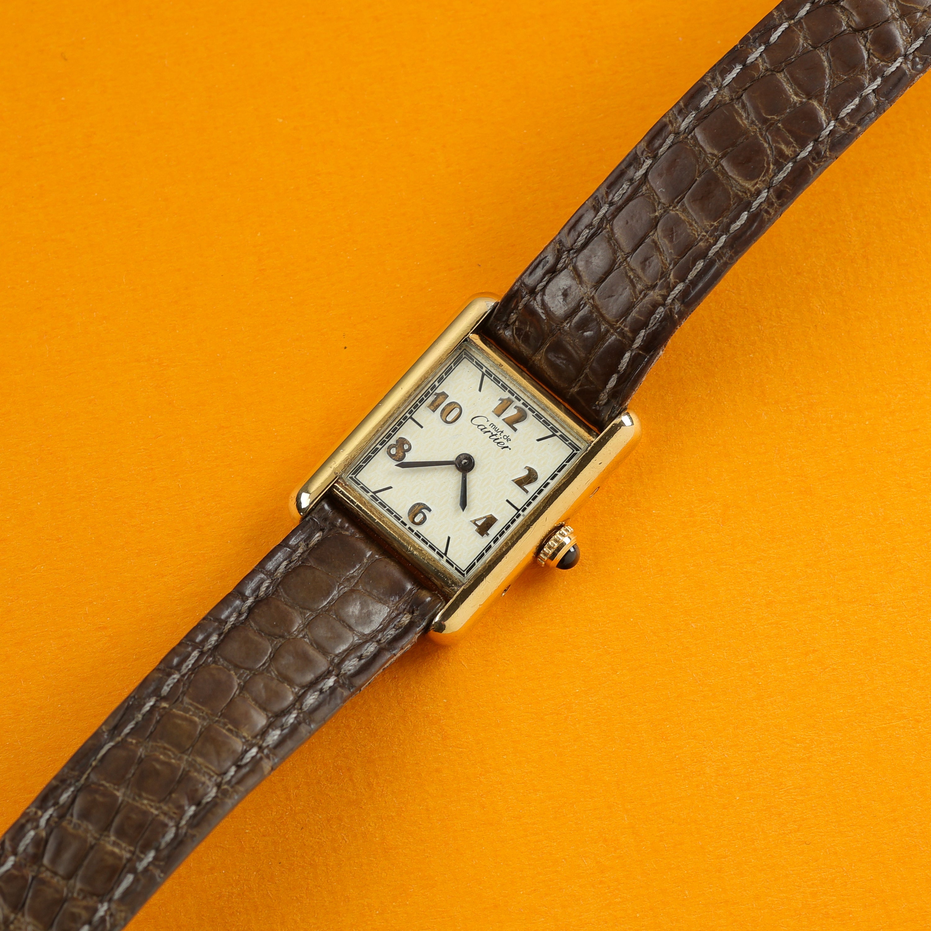 Cartier Must Tank Ref. 5057001 Cream Arabic Numerals Dial