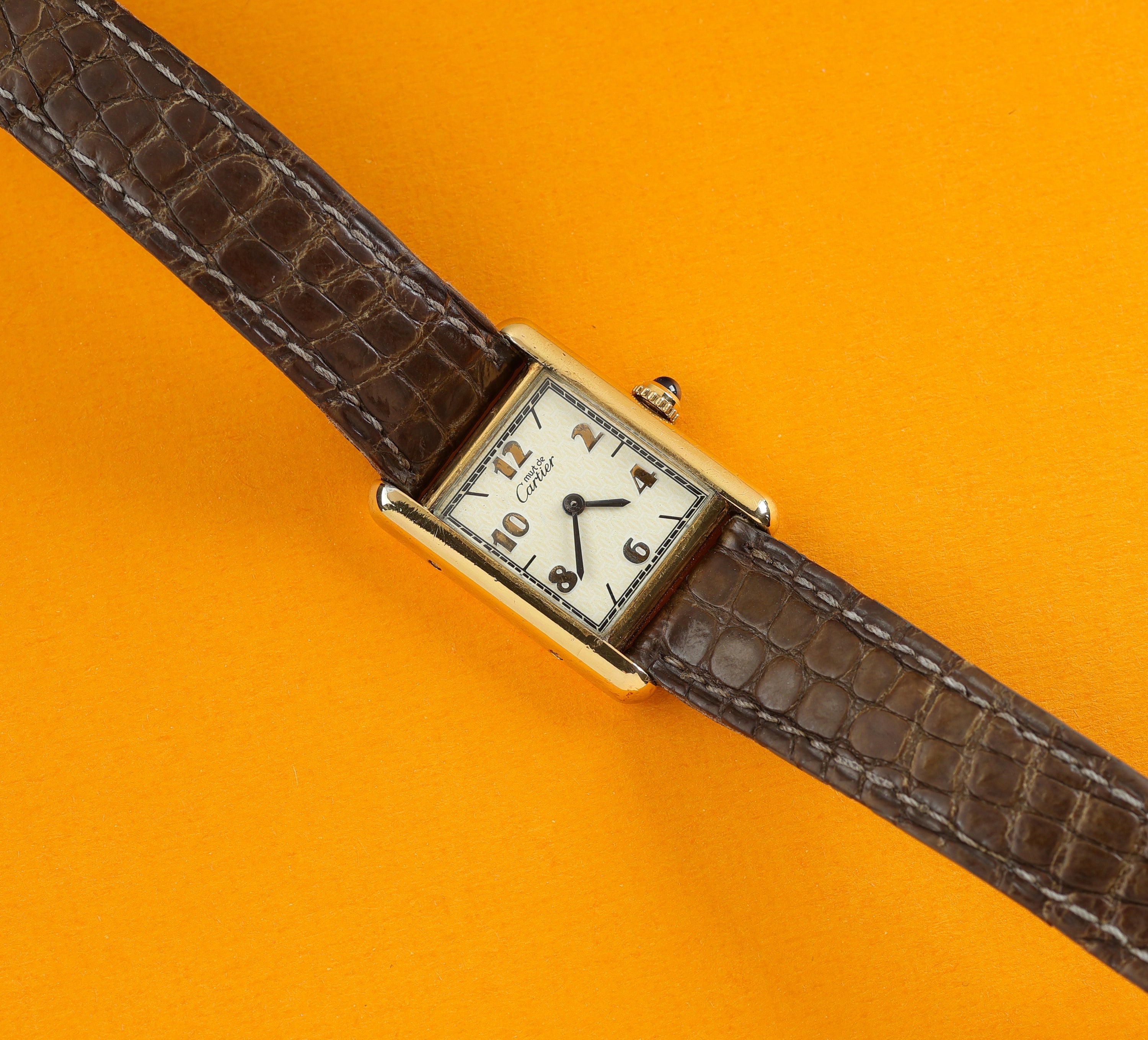 Cartier Must Tank Ref. 5057001 Cream Arabic Numerals Dial