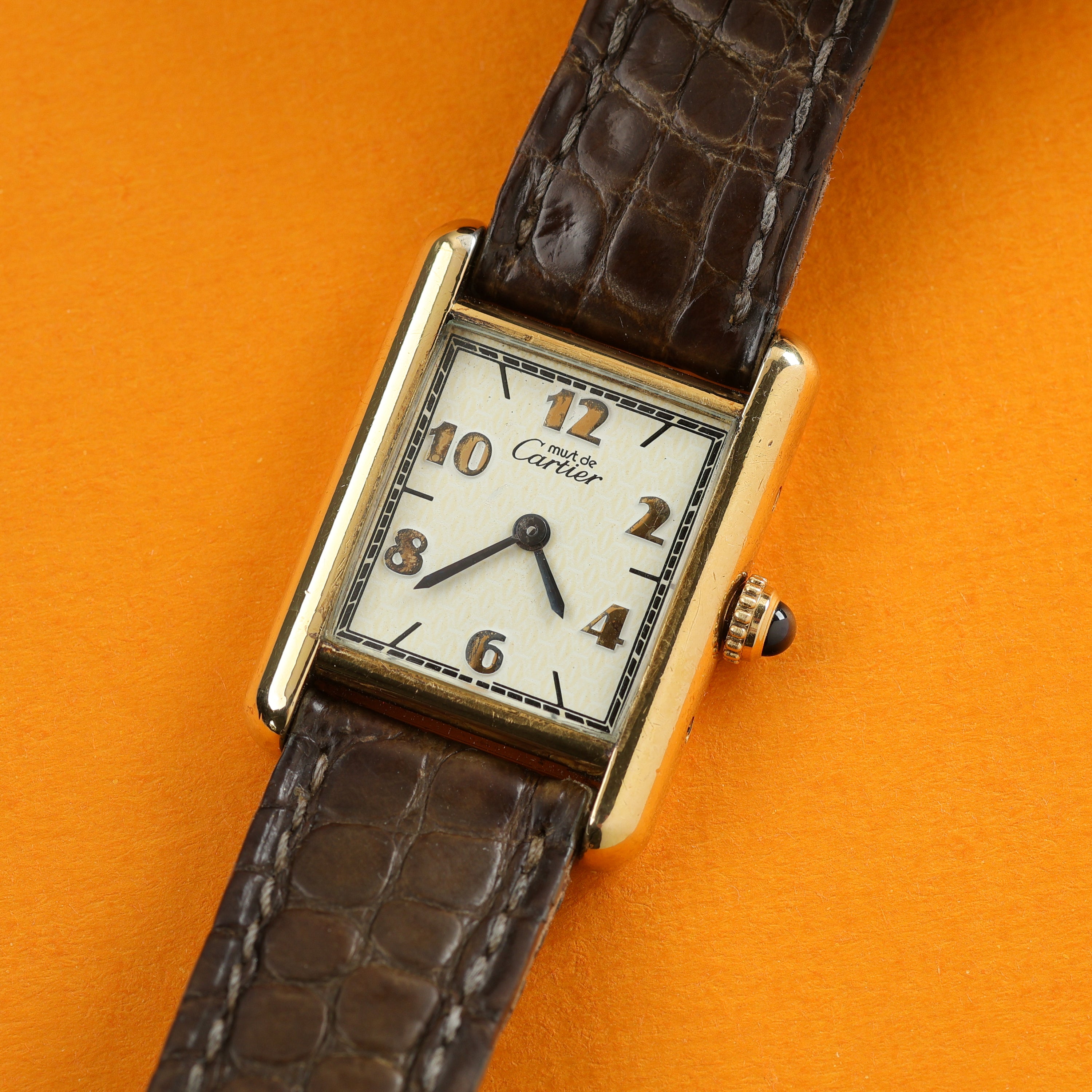 Cartier Must Tank Ref. 5057001 Cream Arabic Numerals Dial