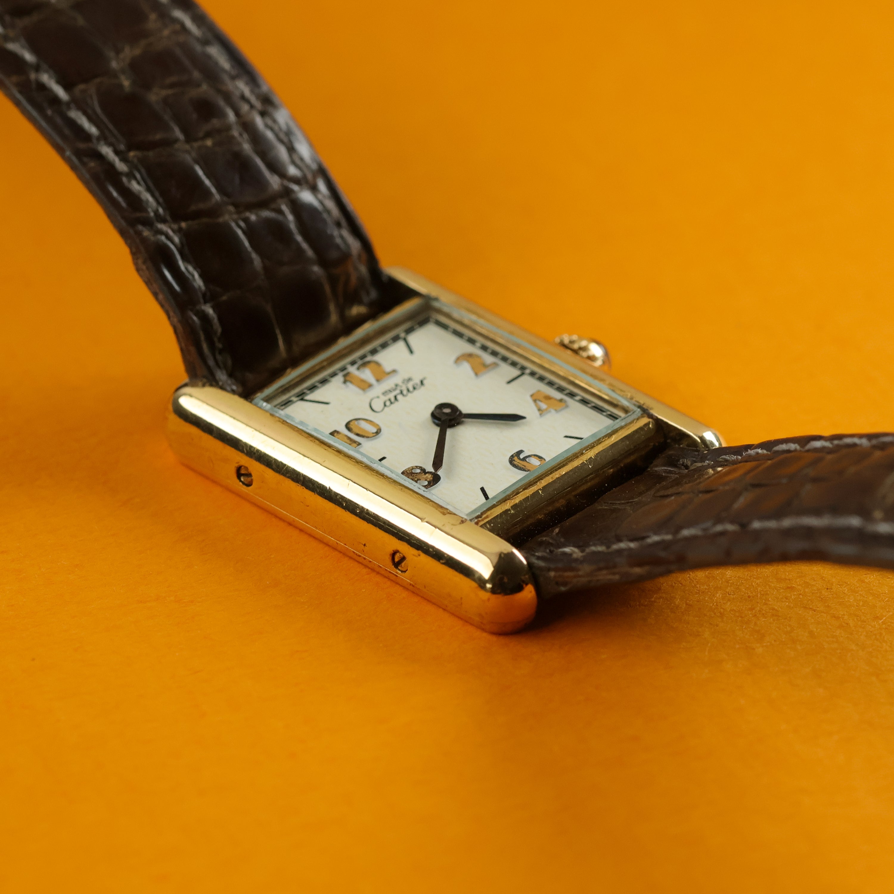 Cartier Must Tank Ref. 5057001 Cream Arabic Numerals Dial