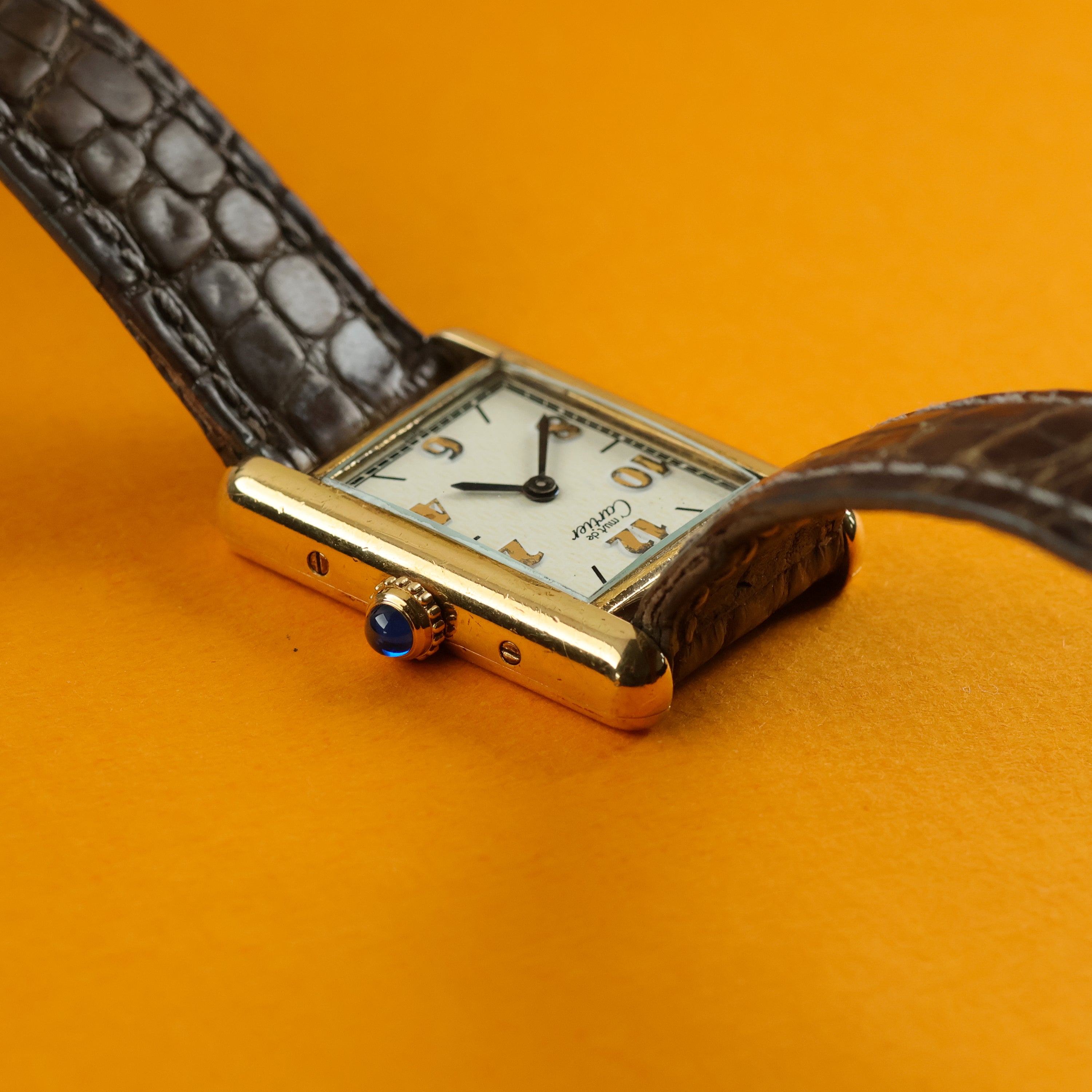 Cartier Must Tank Ref. 5057001 Cream Arabic Numerals Dial