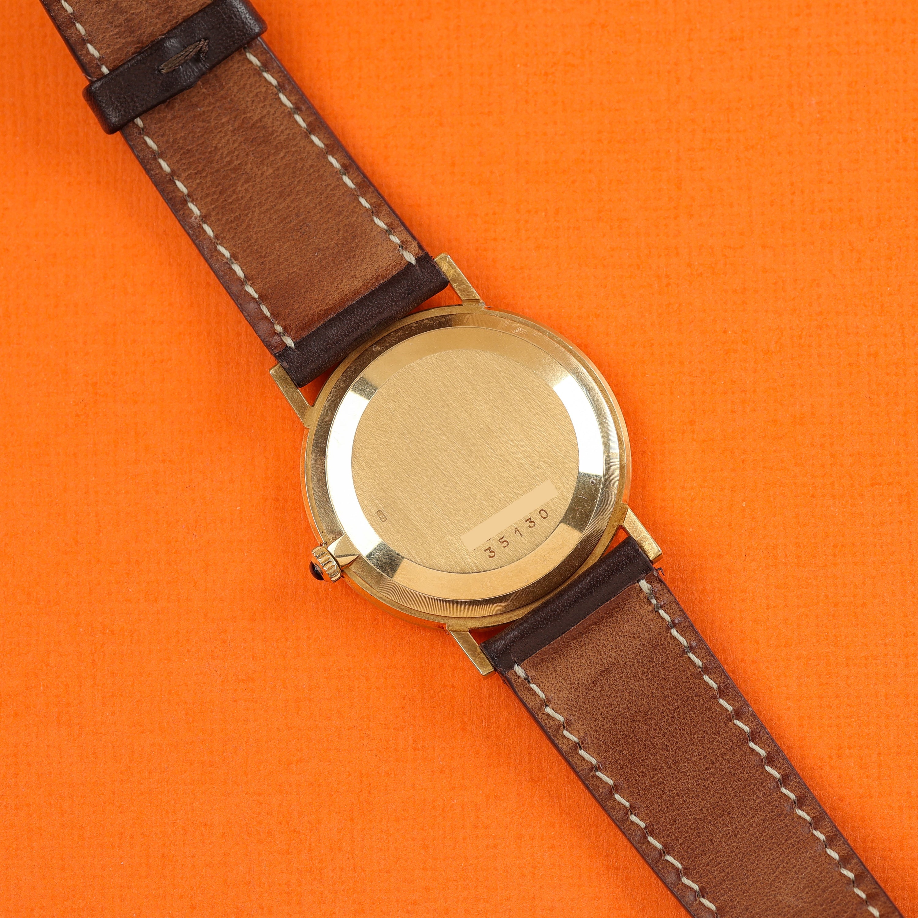 Baume & Mercier Ref. 35130 18K Yellow Gold "Tigereye" Dial