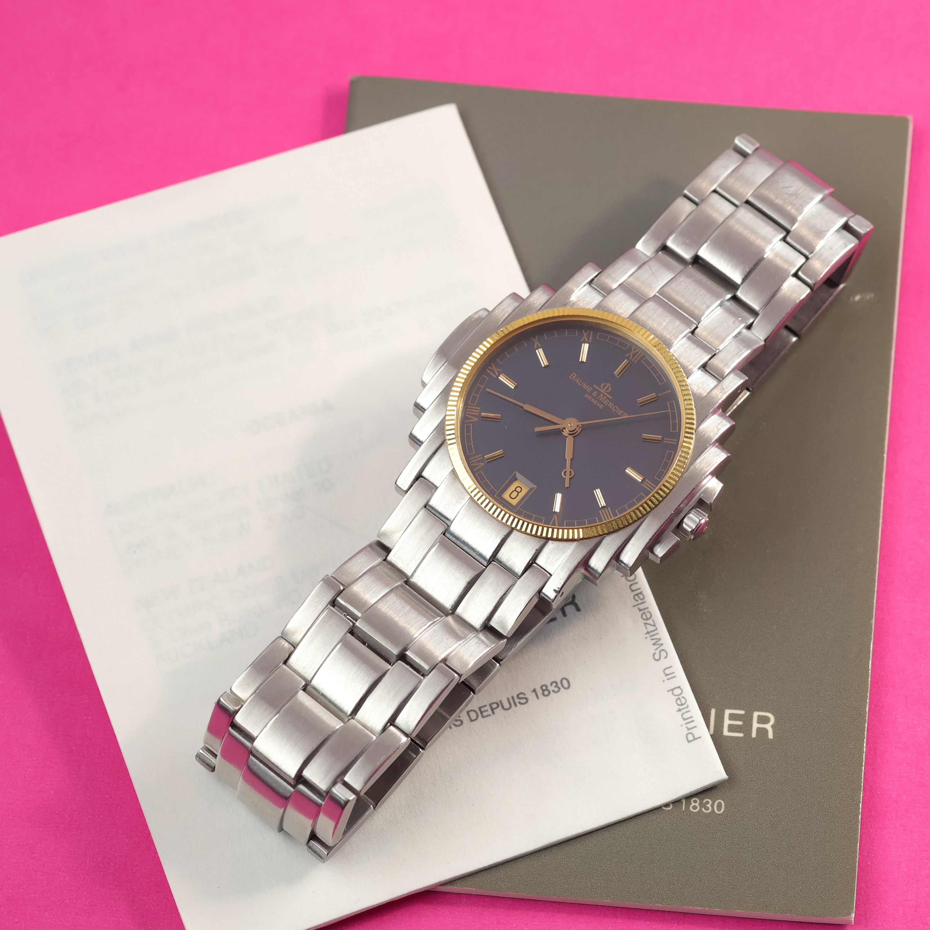 Baume & Mercier Shogun Ref. 5136.018.3 Dark Grey Dial