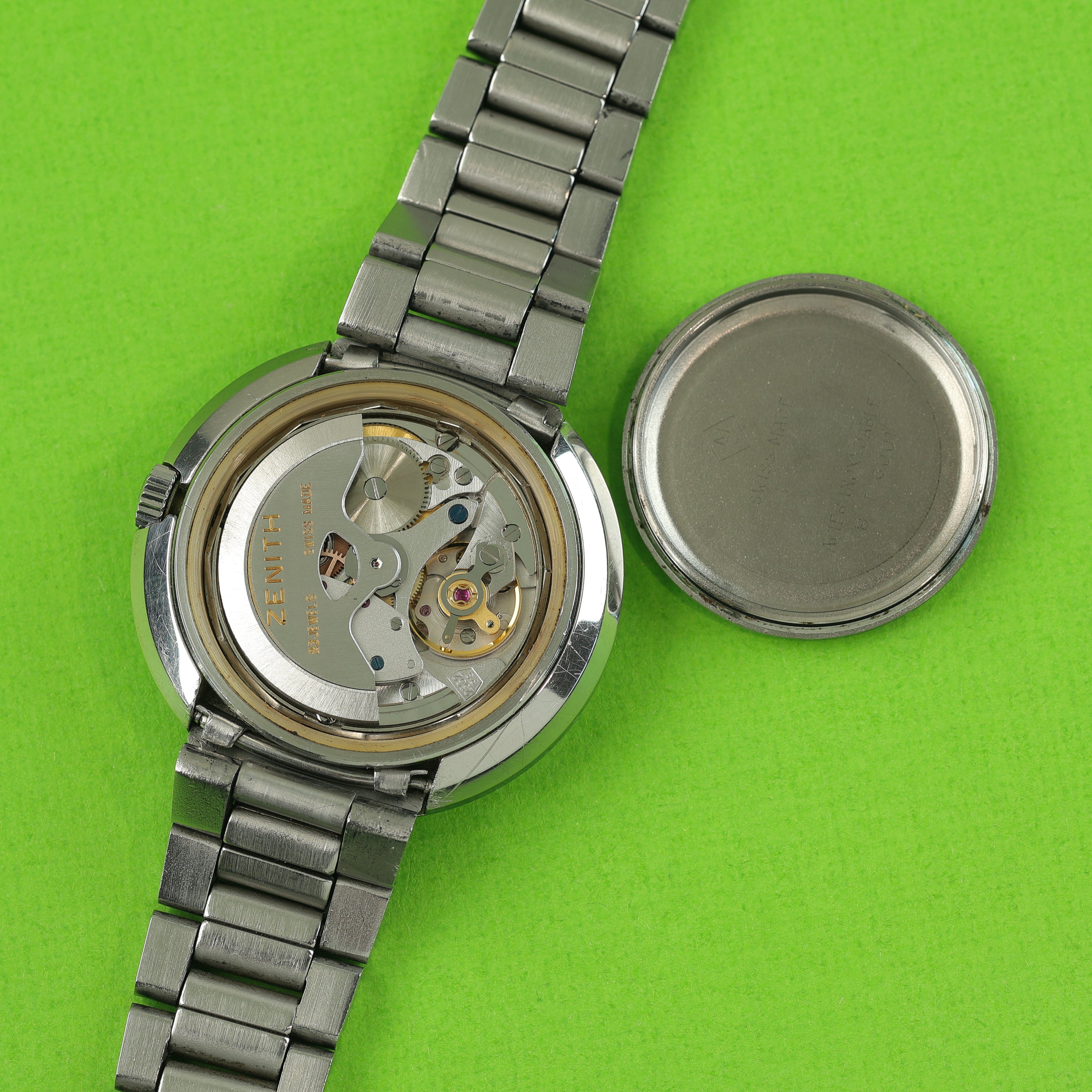 Zenith Ref. 01-1200-029 'UFO' Brushed Silver Dial