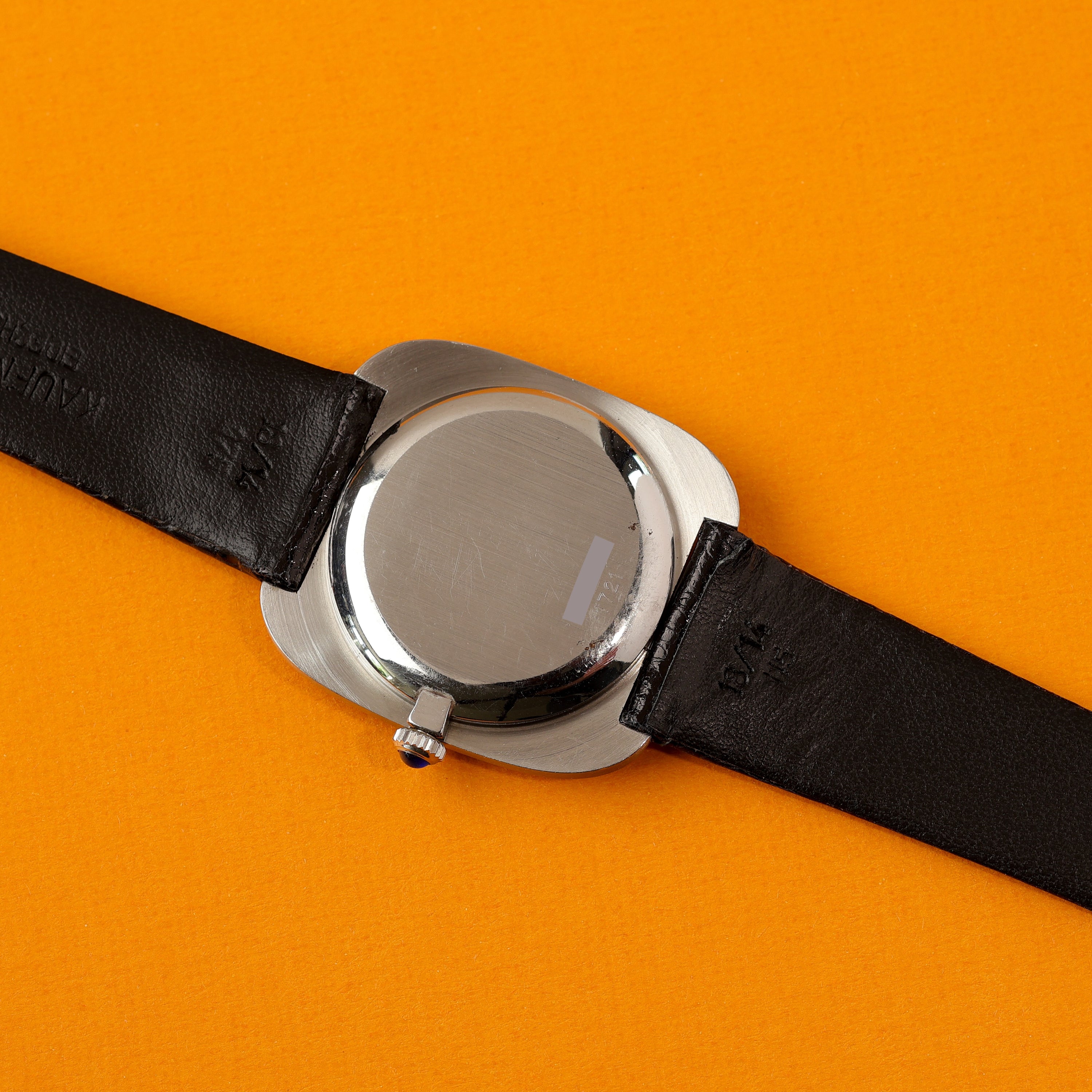 Baume Mercier Ref. 1721 Steel Dresswatch Black Lacquer Dial