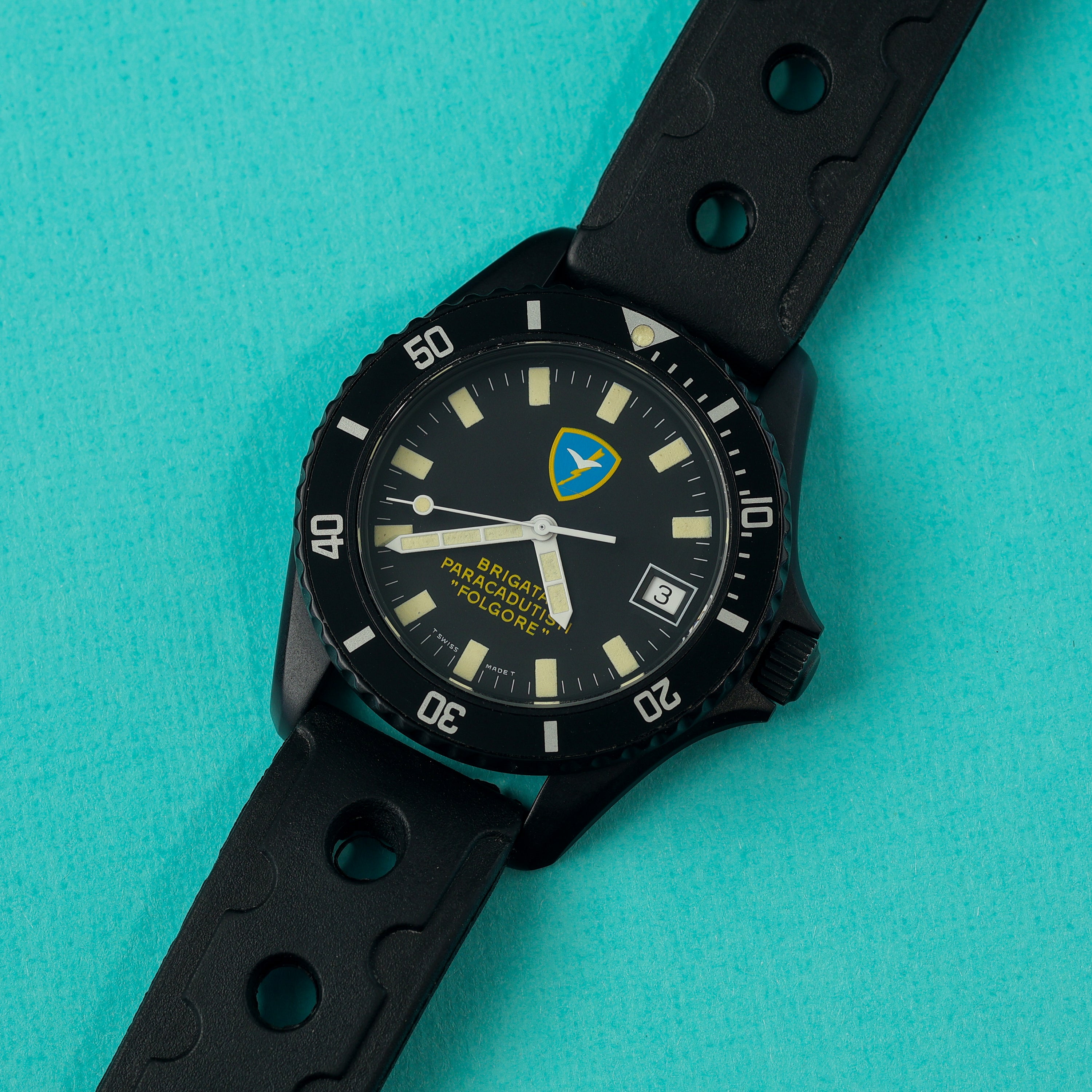 DPW Brigata Paracadutisti "Folgore" Italian Military Watch Black PVD