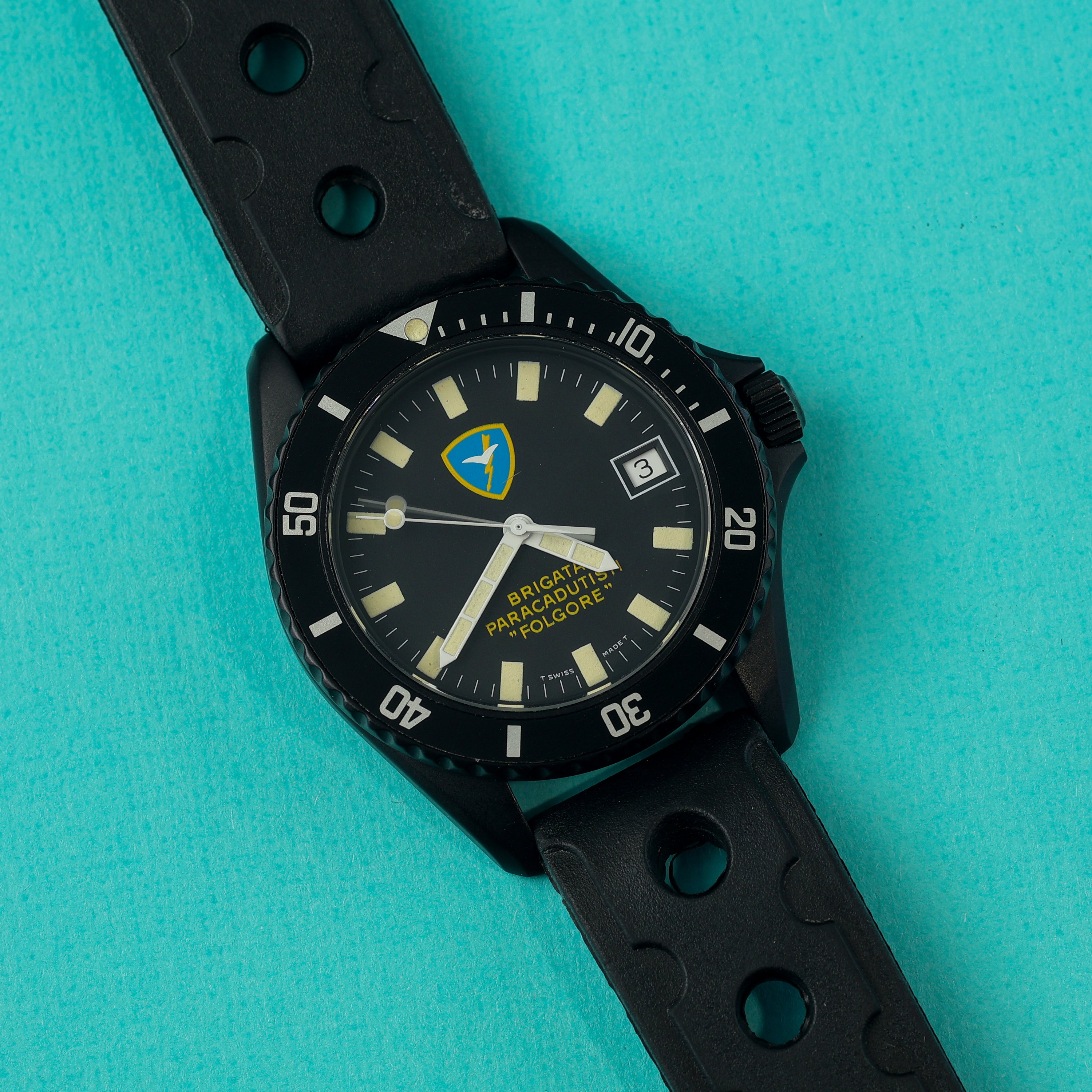 DPW Brigata Paracadutisti "Folgore" Italian Military Watch Black PVD