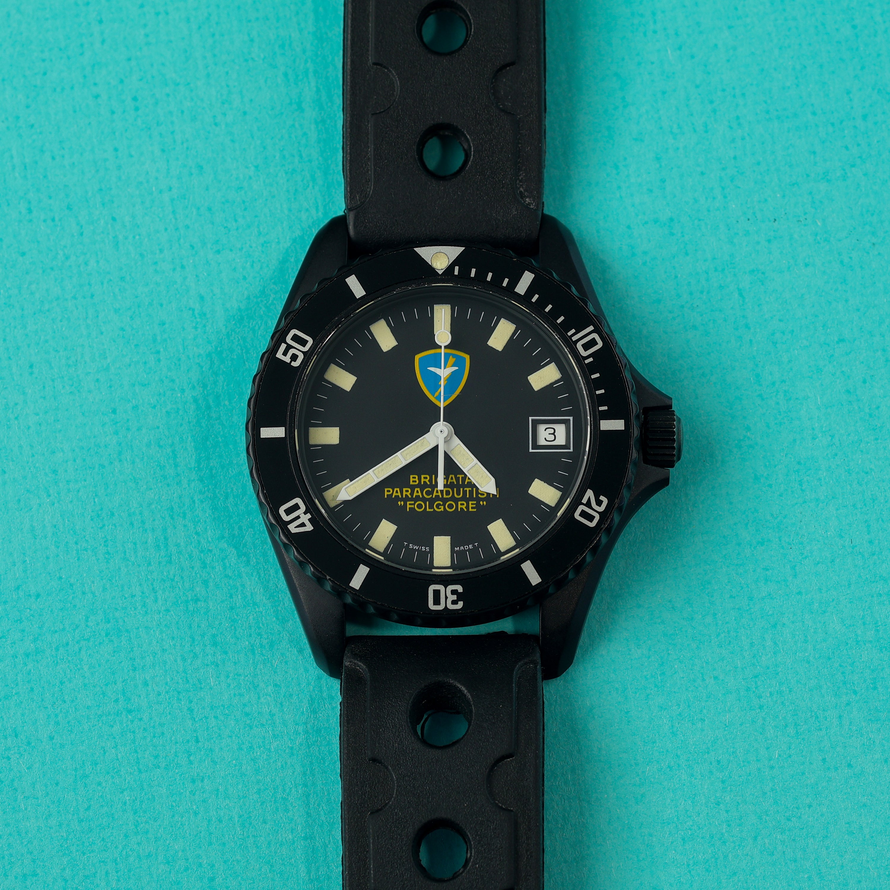 DPW Brigata Paracadutisti "Folgore" Italian Military Watch Black PVD