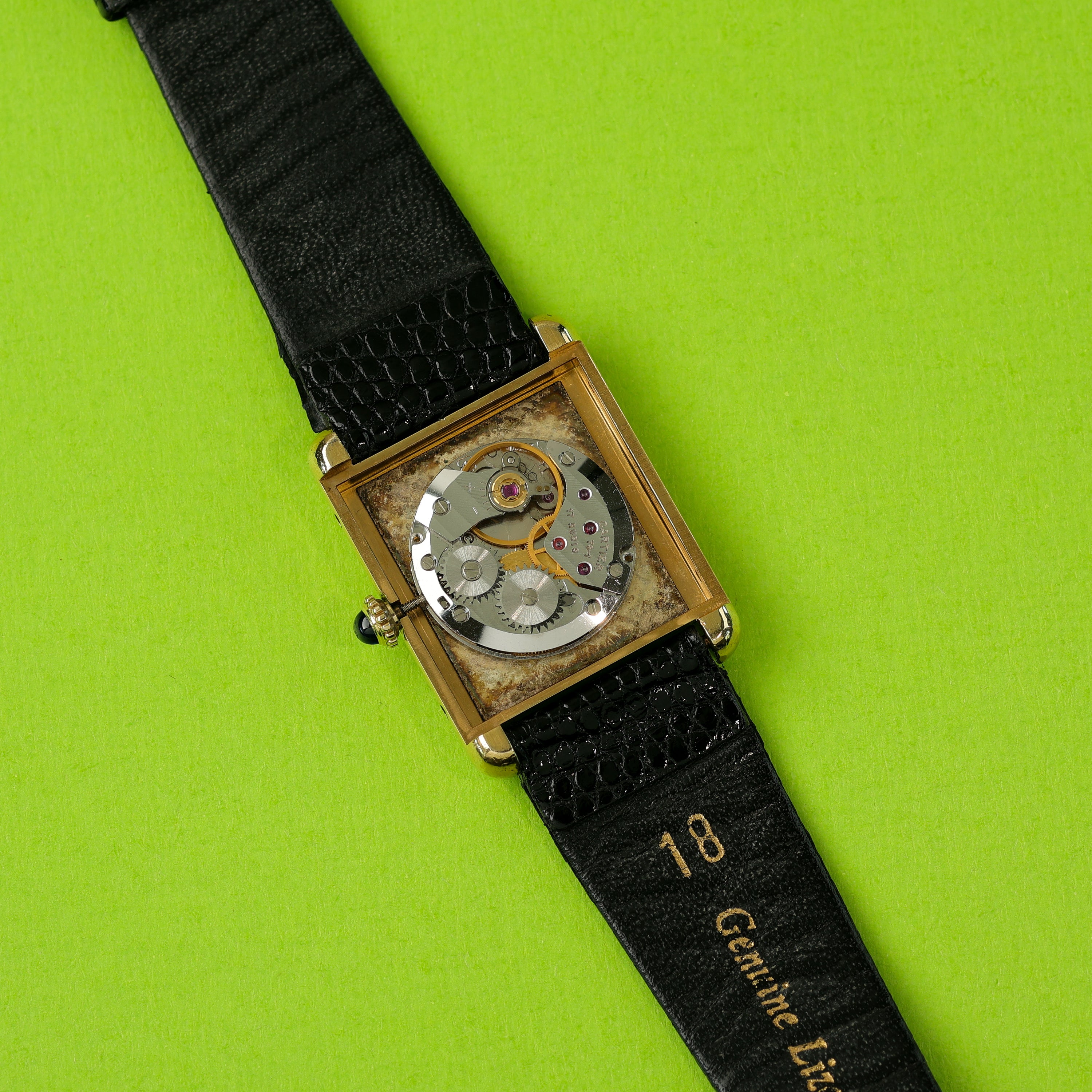 Cartier Tank Must Large Black Dial
