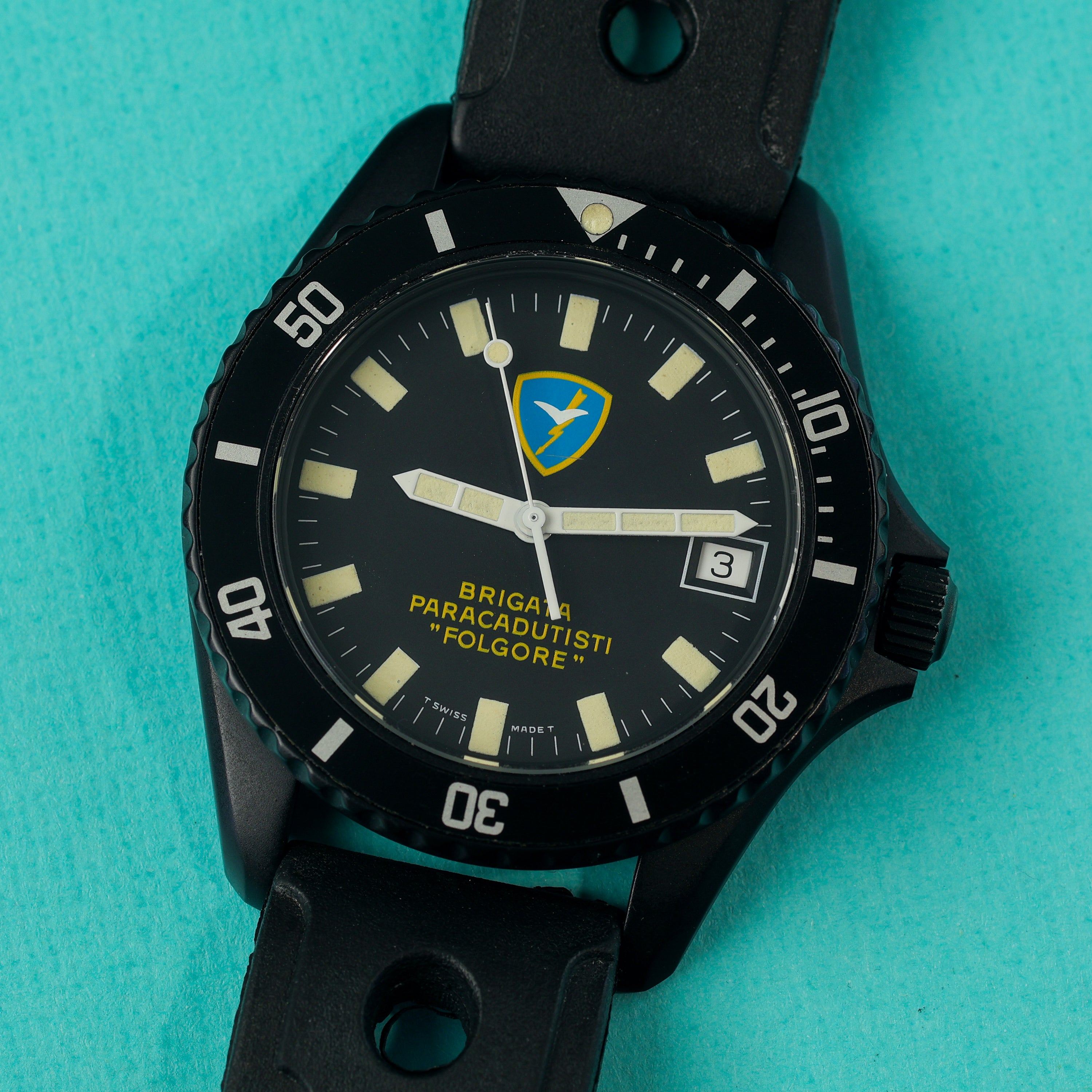 DPW Brigata Paracadutisti "Folgore" Italian Military Watch Black PVD