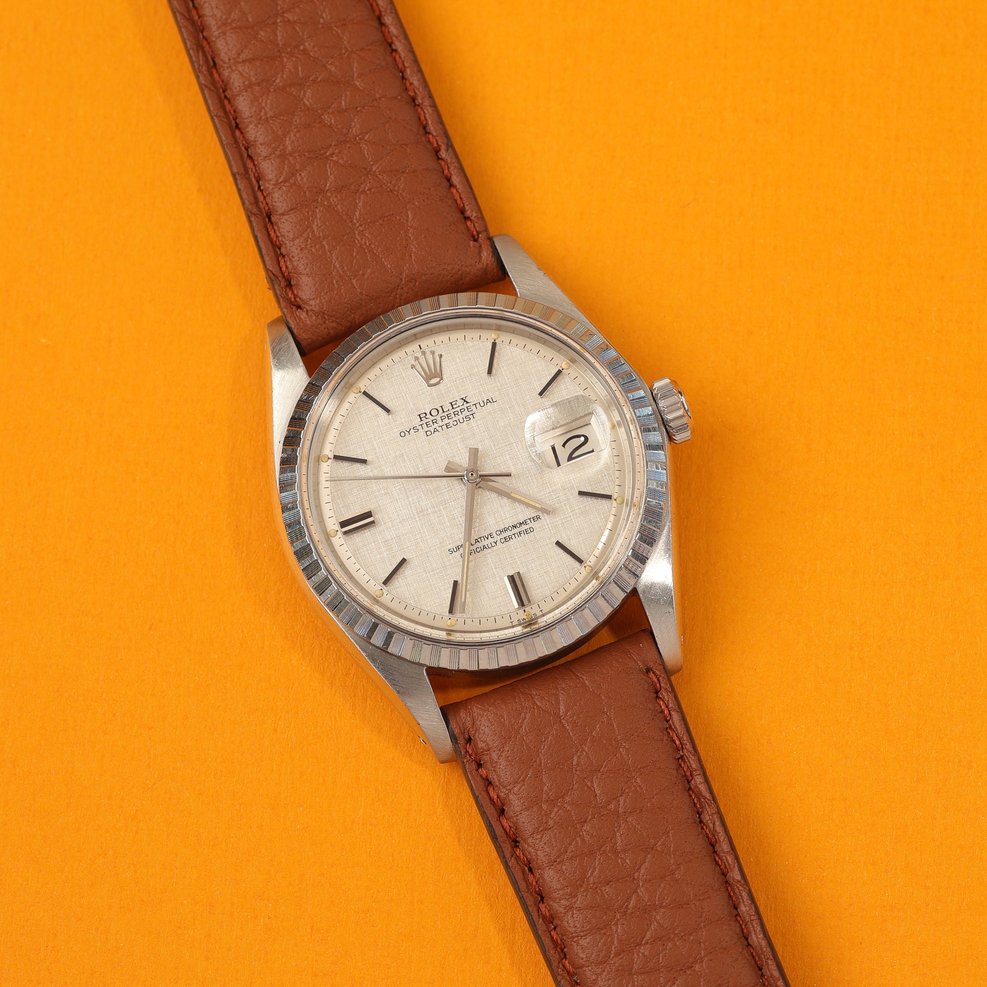 Rolex Datejust Ref. 1603 Linen Dial