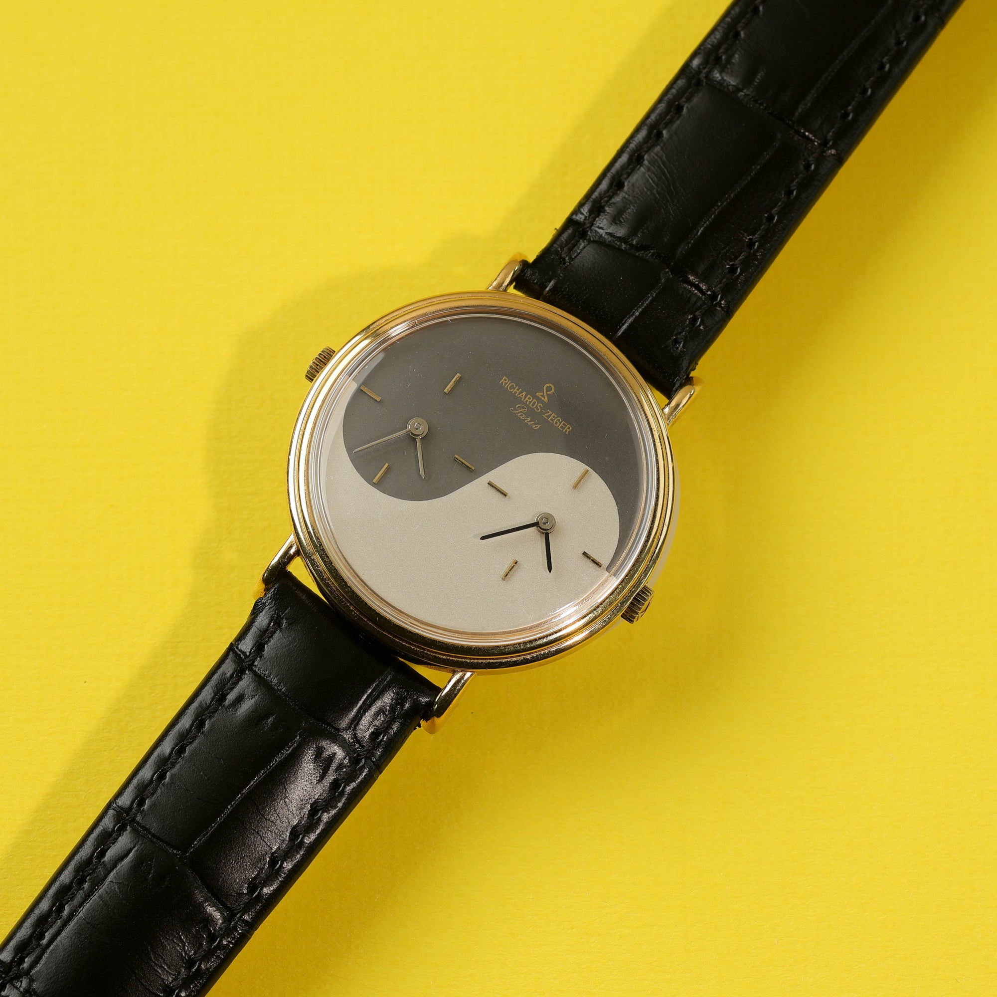 Richards Zeger Yin-Yang Dual Time Gold Plated