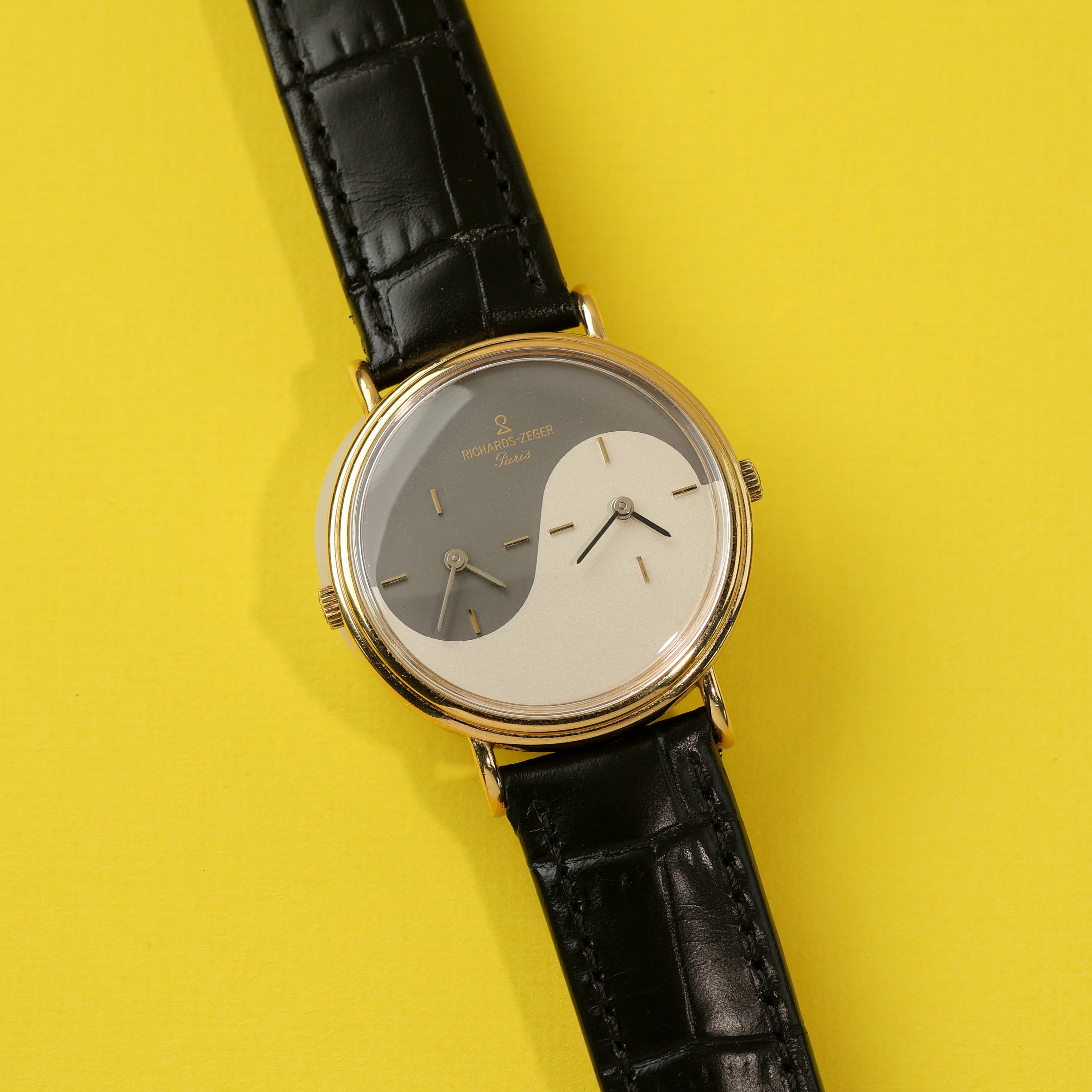 Richards Zeger Yin-Yang Dual Time Gold Plated