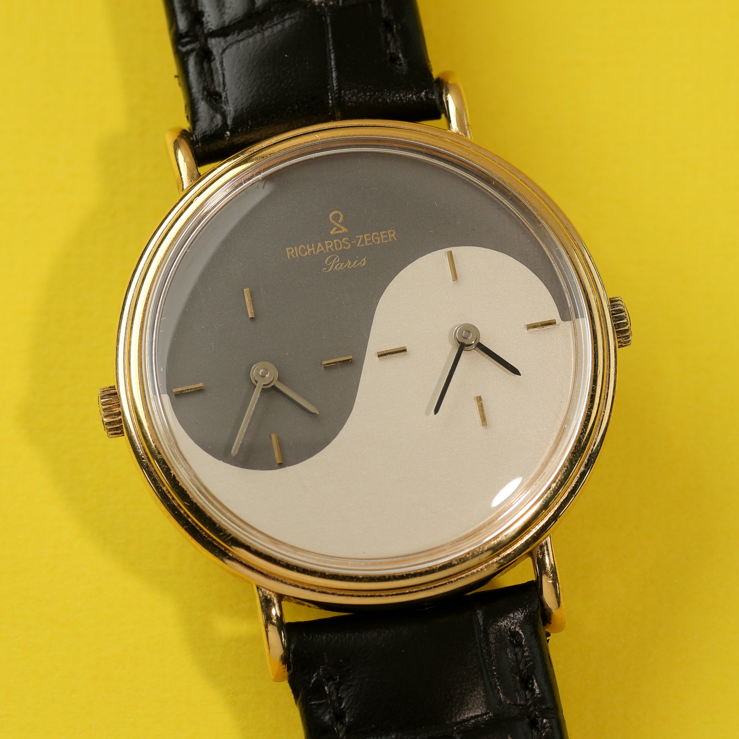 Richards Zeger Yin-Yang Dual Time Gold Plated