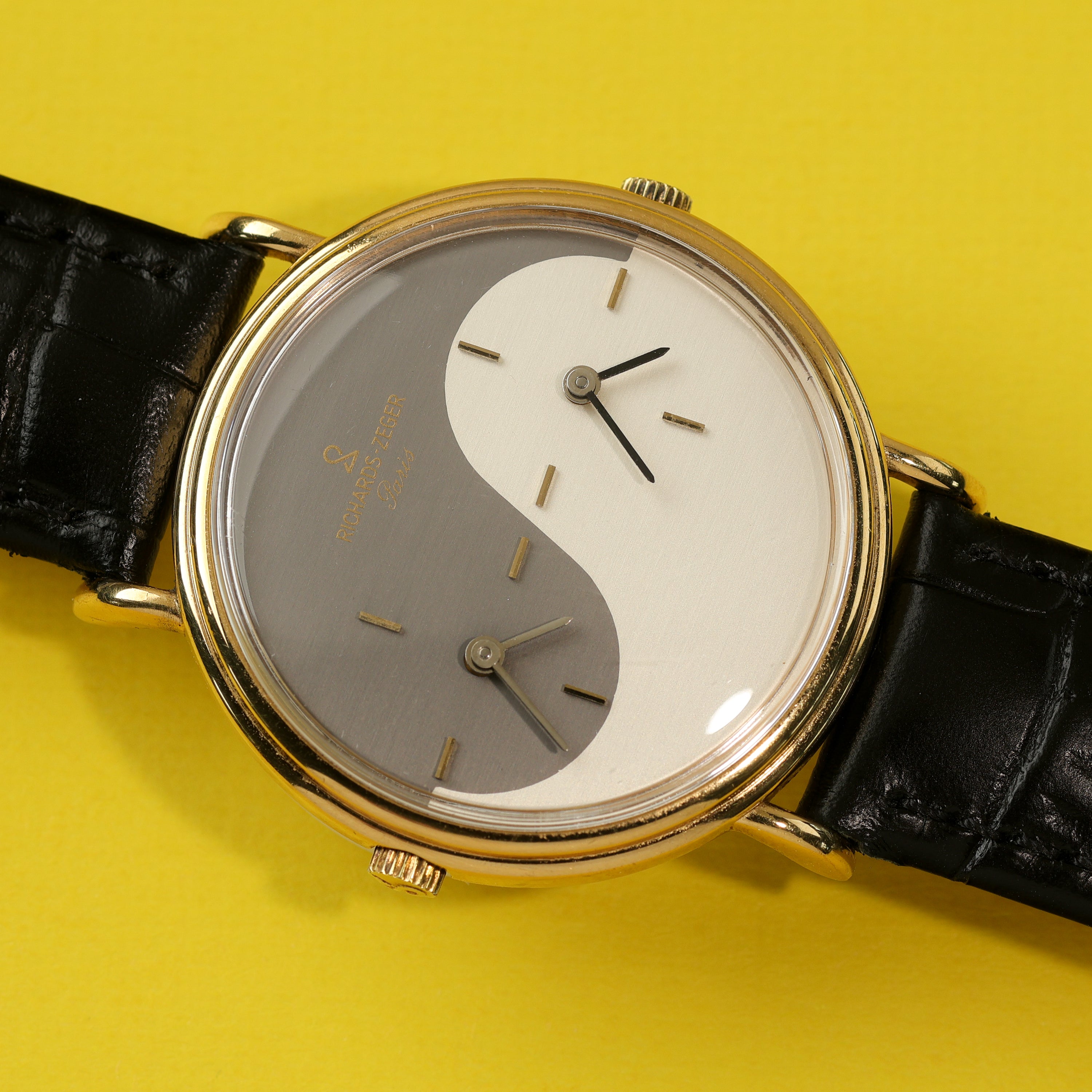 Richards Zeger Yin-Yang Dual Time Gold Plated