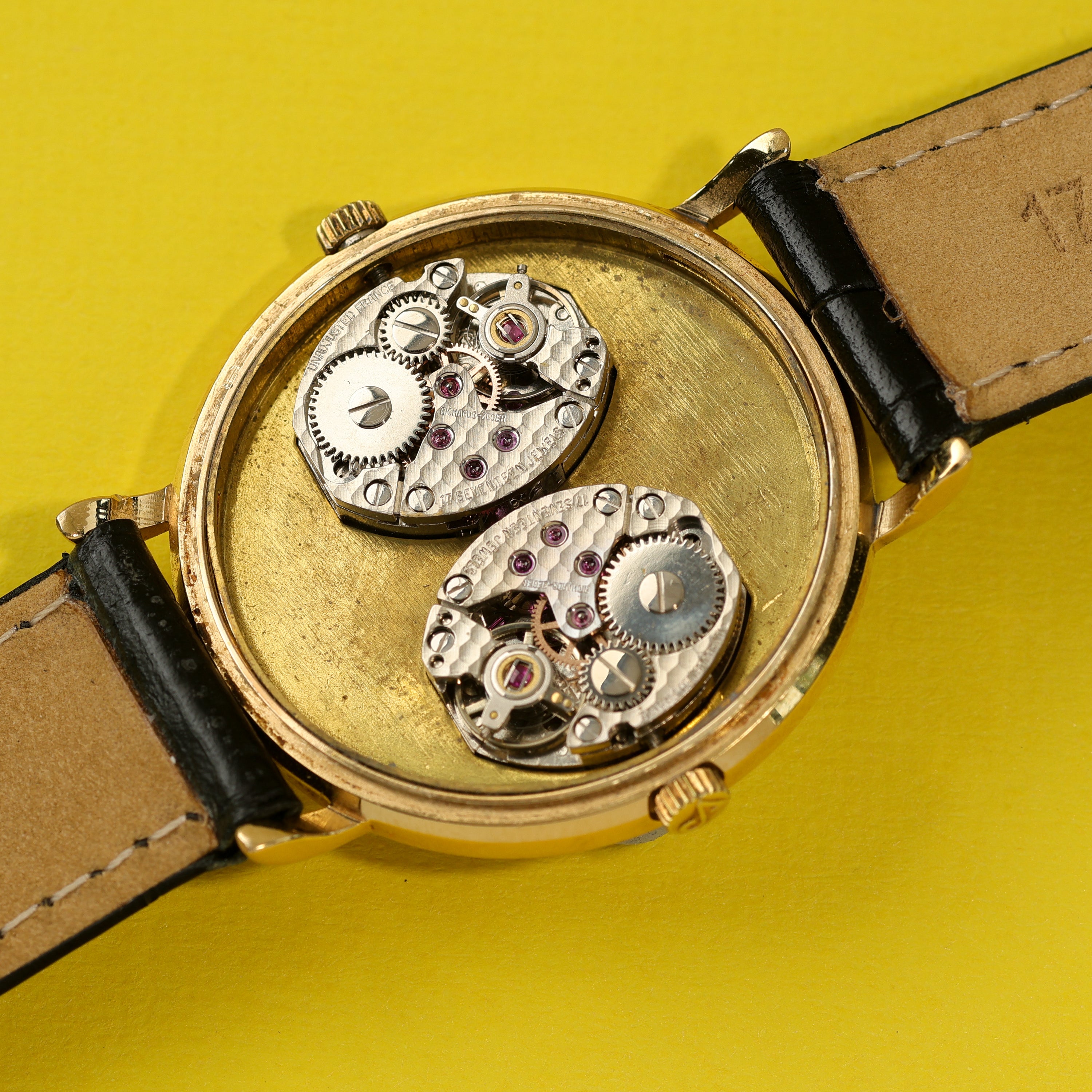 Richards Zeger Yin-Yang Dual Time Gold Plated