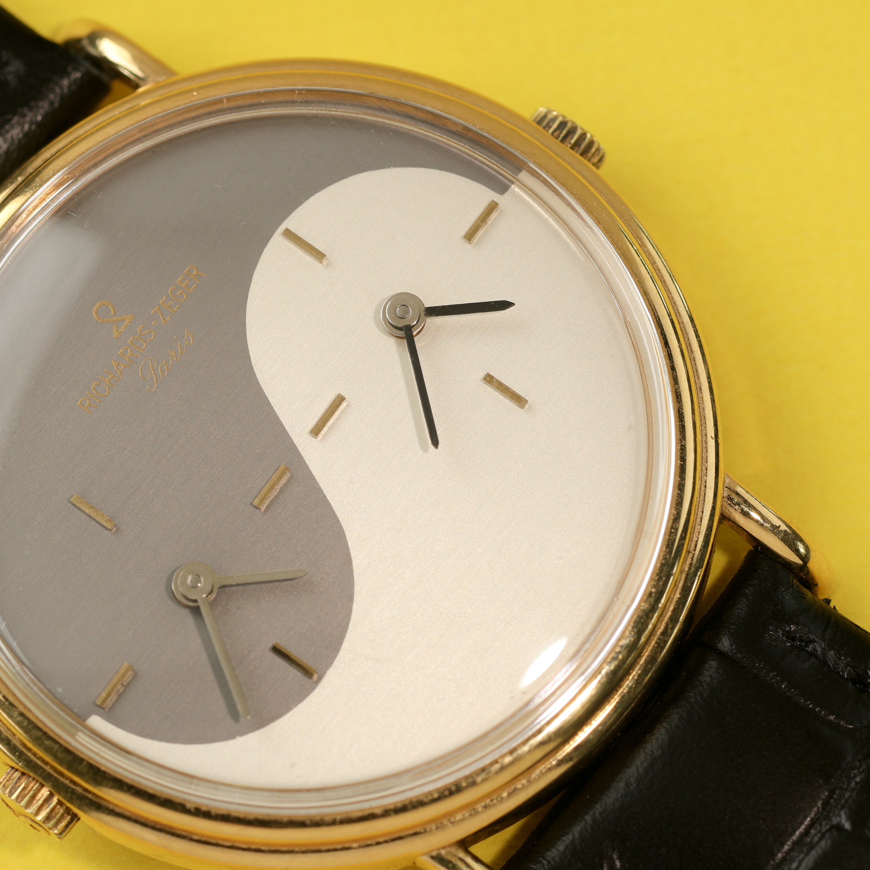 Richards Zeger Yin-Yang Dual Time Gold Plated