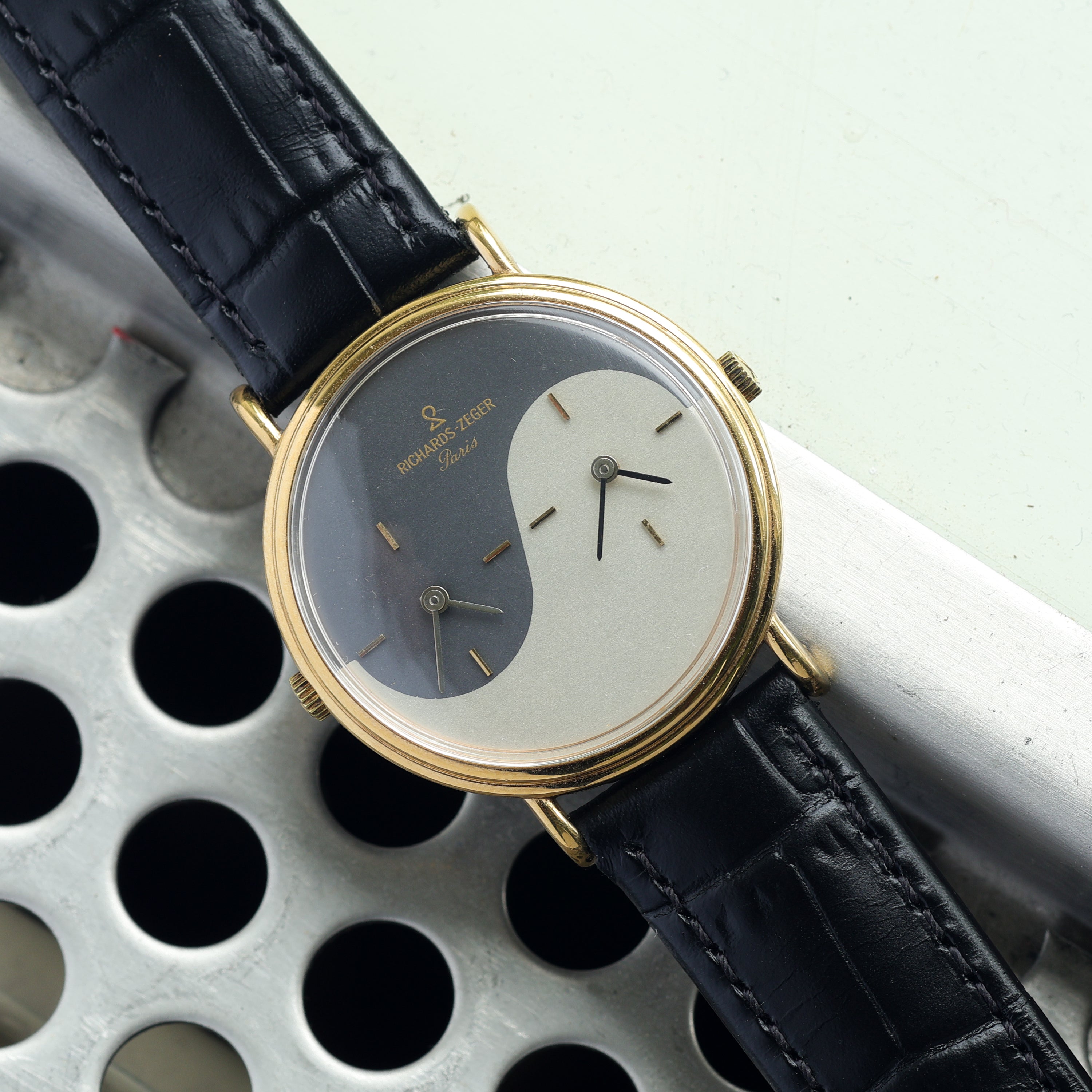 Richards Zeger Yin-Yang Dual Time Gold Plated