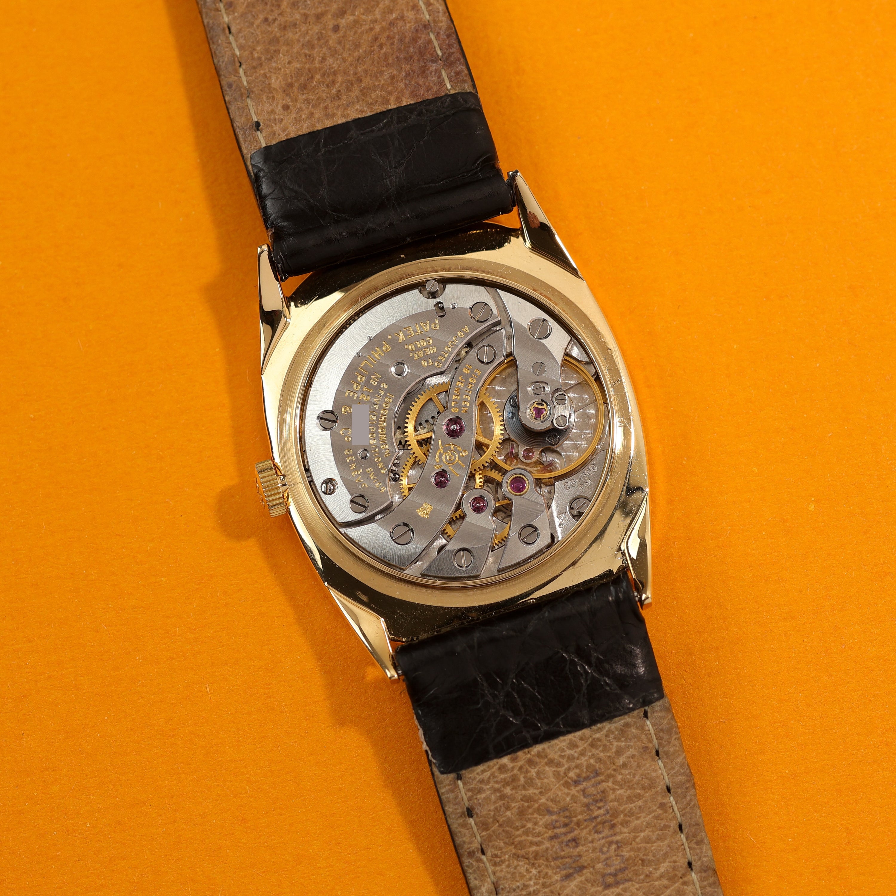 Patek Philippe Ellipse Ref. 3546 18K Yellow Gold Box and Papers