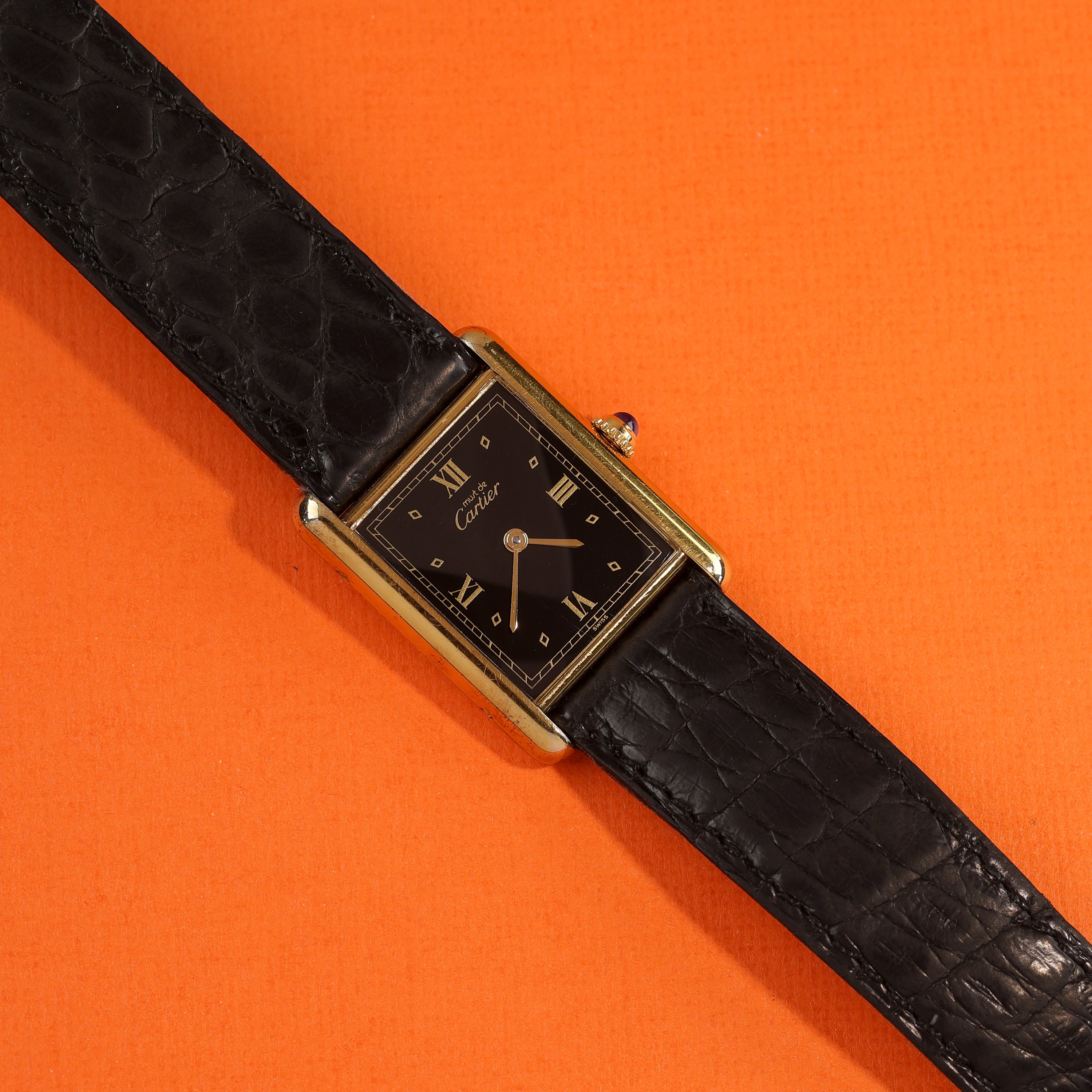 Cartier Tank Must Ref. 590005 Black Roman Dial