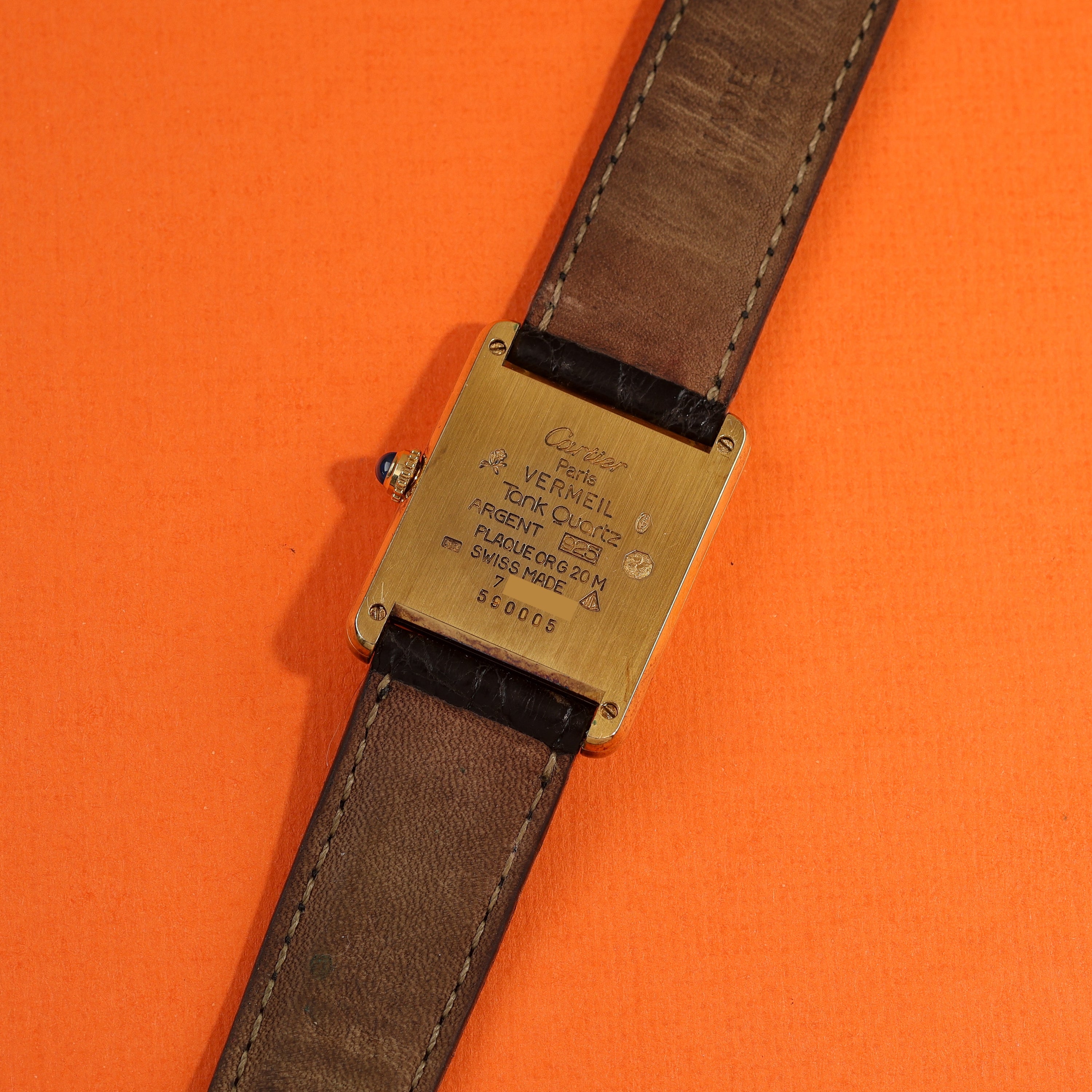 Cartier Tank Must Ref. 590005 Black Roman Dial