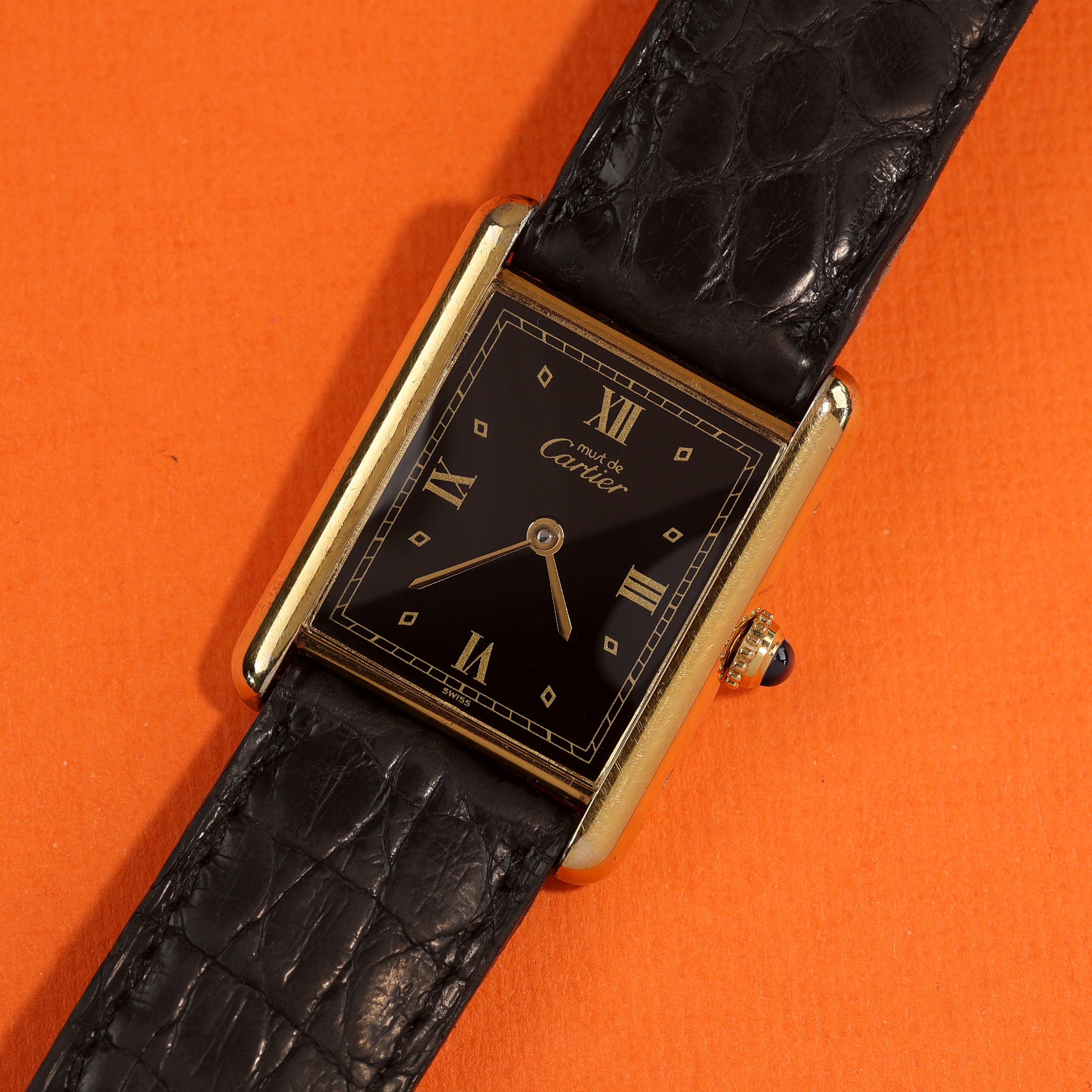 Cartier Tank Must Ref. 590005 Black Roman Dial