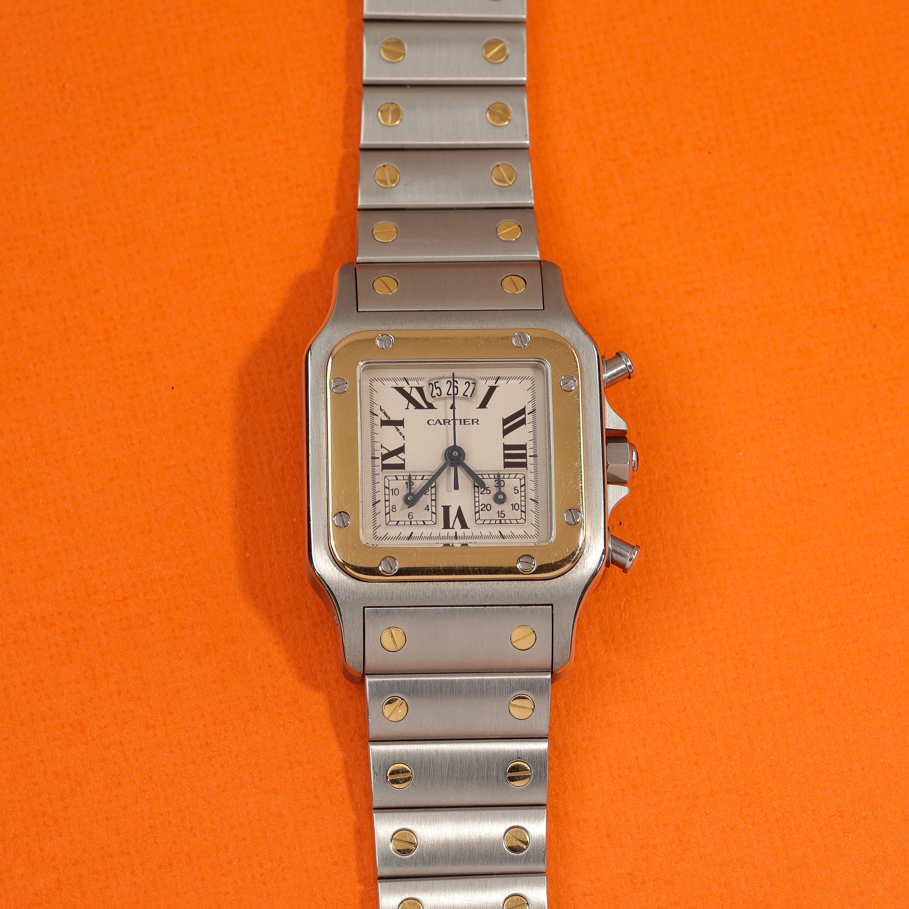 Cartier Santos Chronoflex Ref. 2425 Steel and Gold