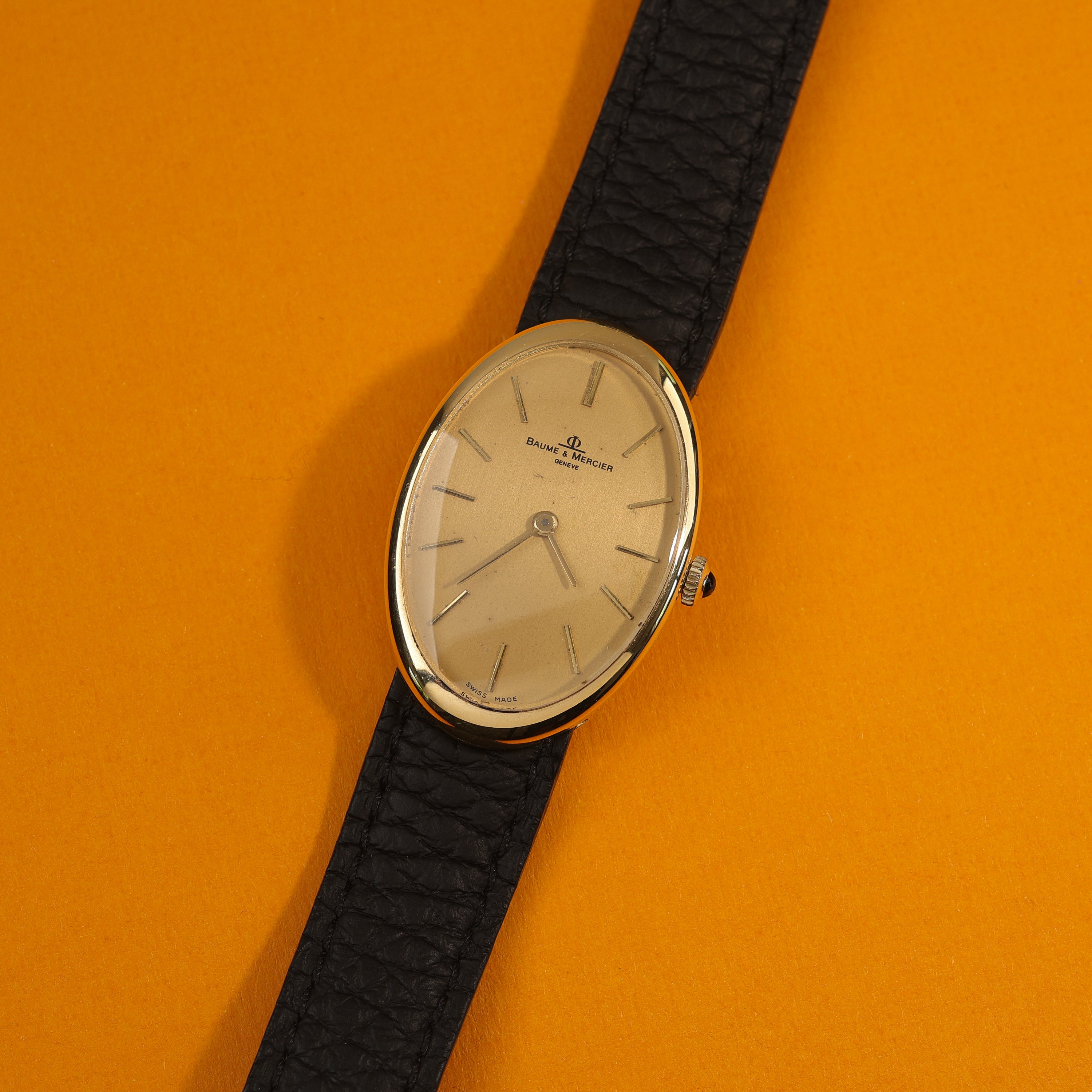Baume & Mercier 'Baignoire' Ref. 37055 in 18K Yellow Gold