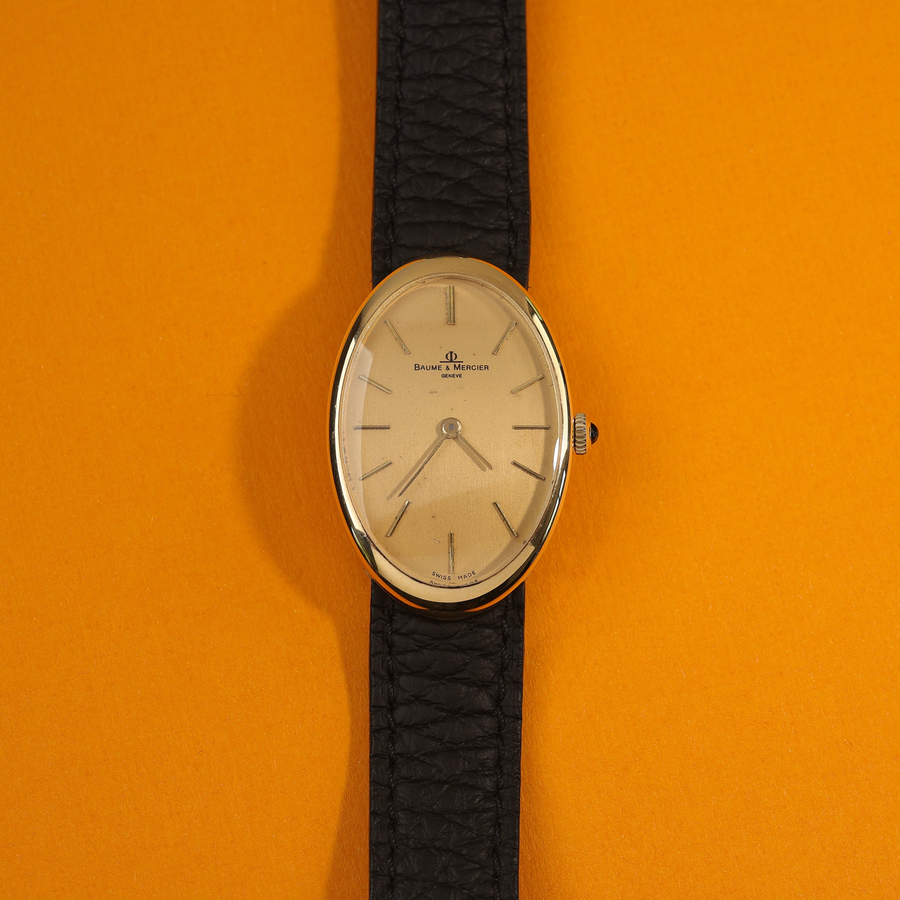 Baume & Mercier 'Baignoire' Ref. 37055 in 18K Yellow Gold