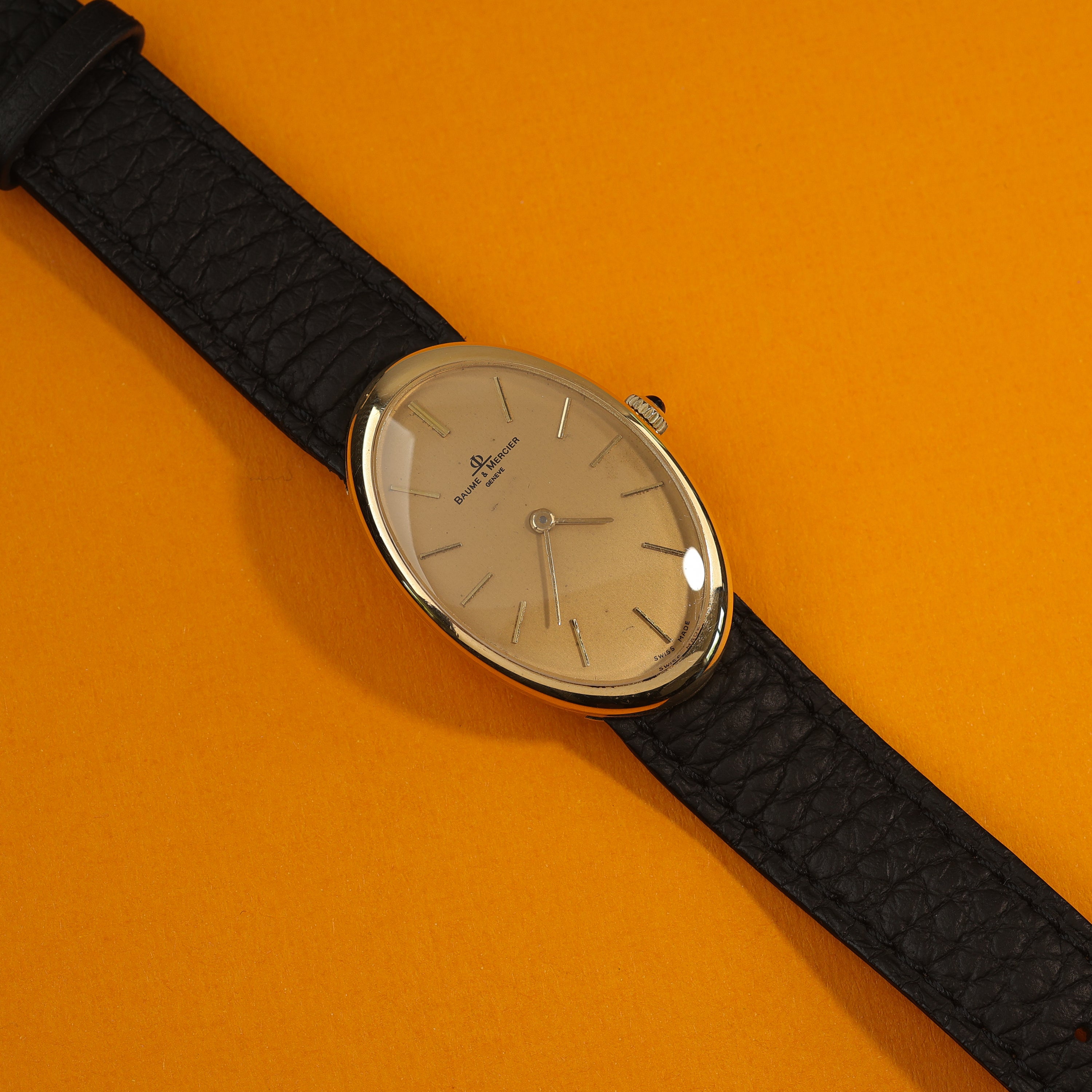 Baume & Mercier 'Baignoire' Ref. 37055 in 18K Yellow Gold