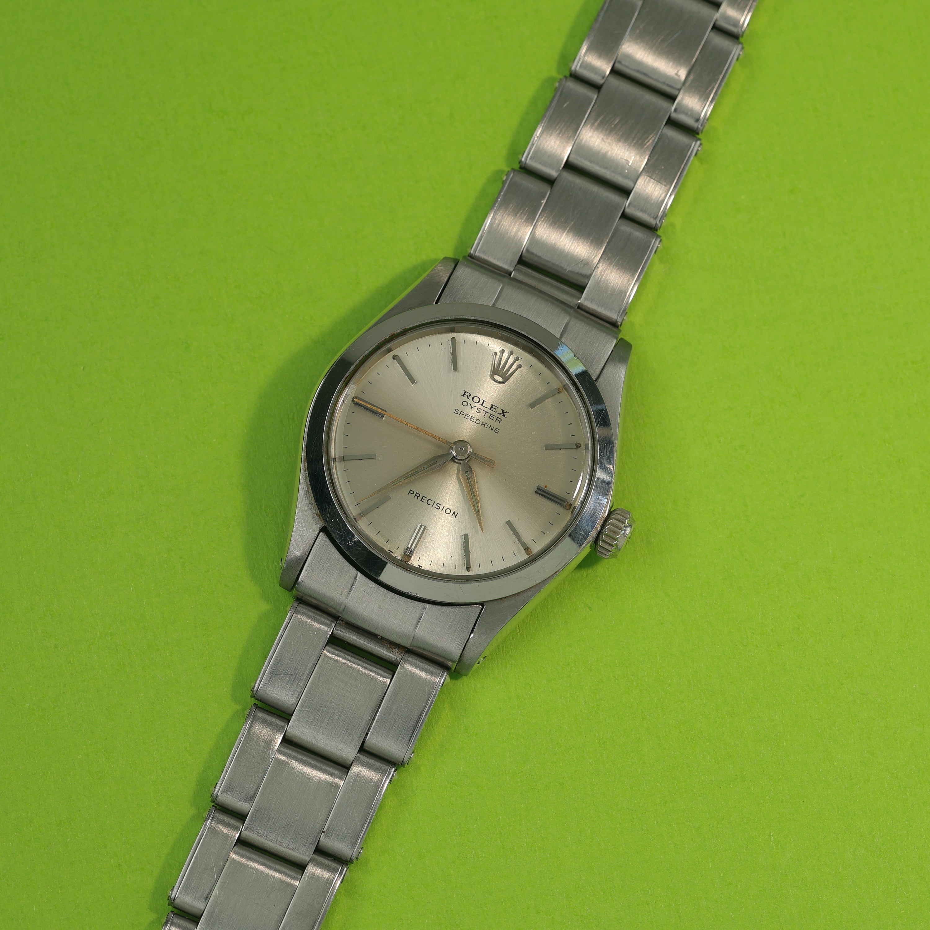 Rolex Speedking Ref. 6430 Silver Dial