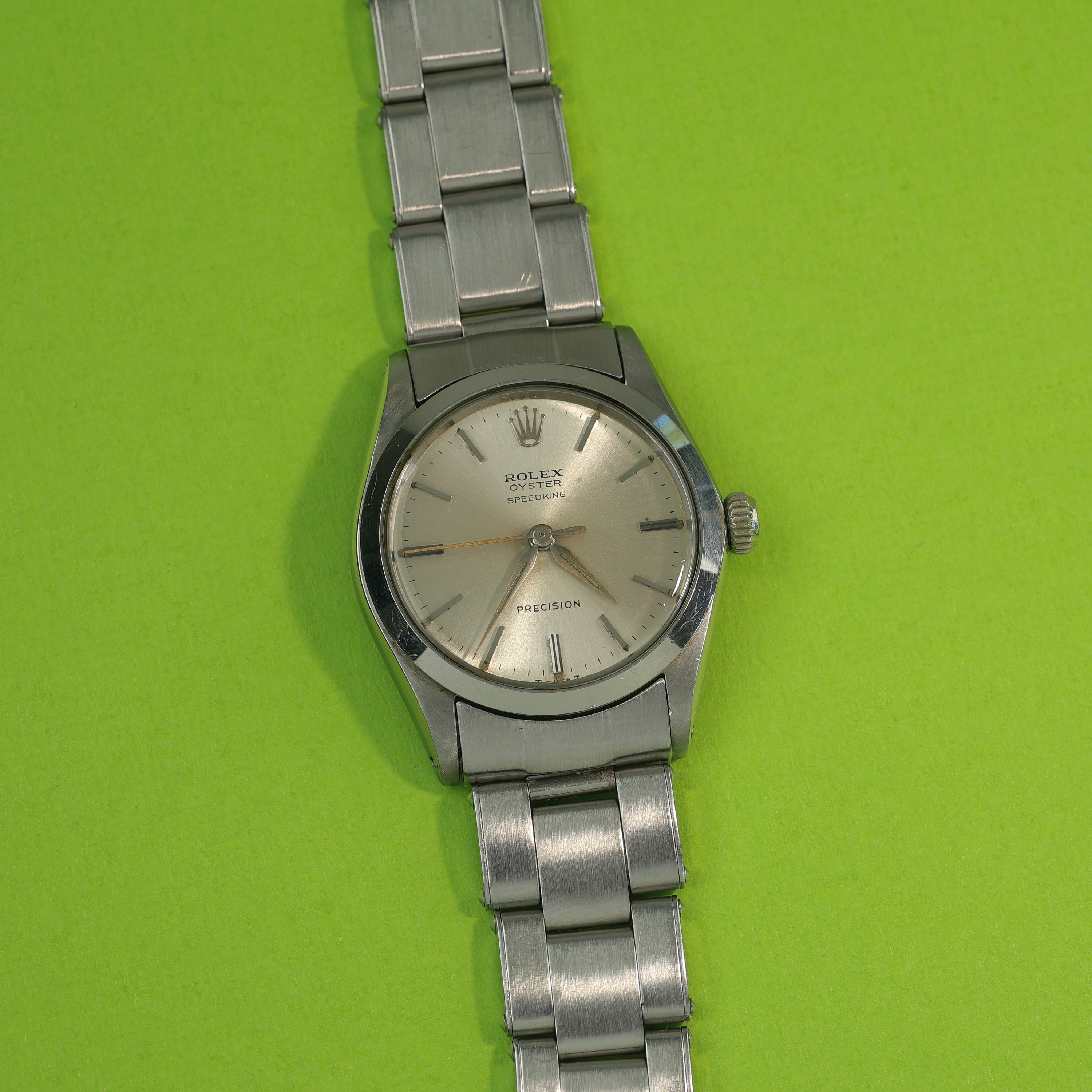 Rolex Speedking Ref. 6430 Silver Dial