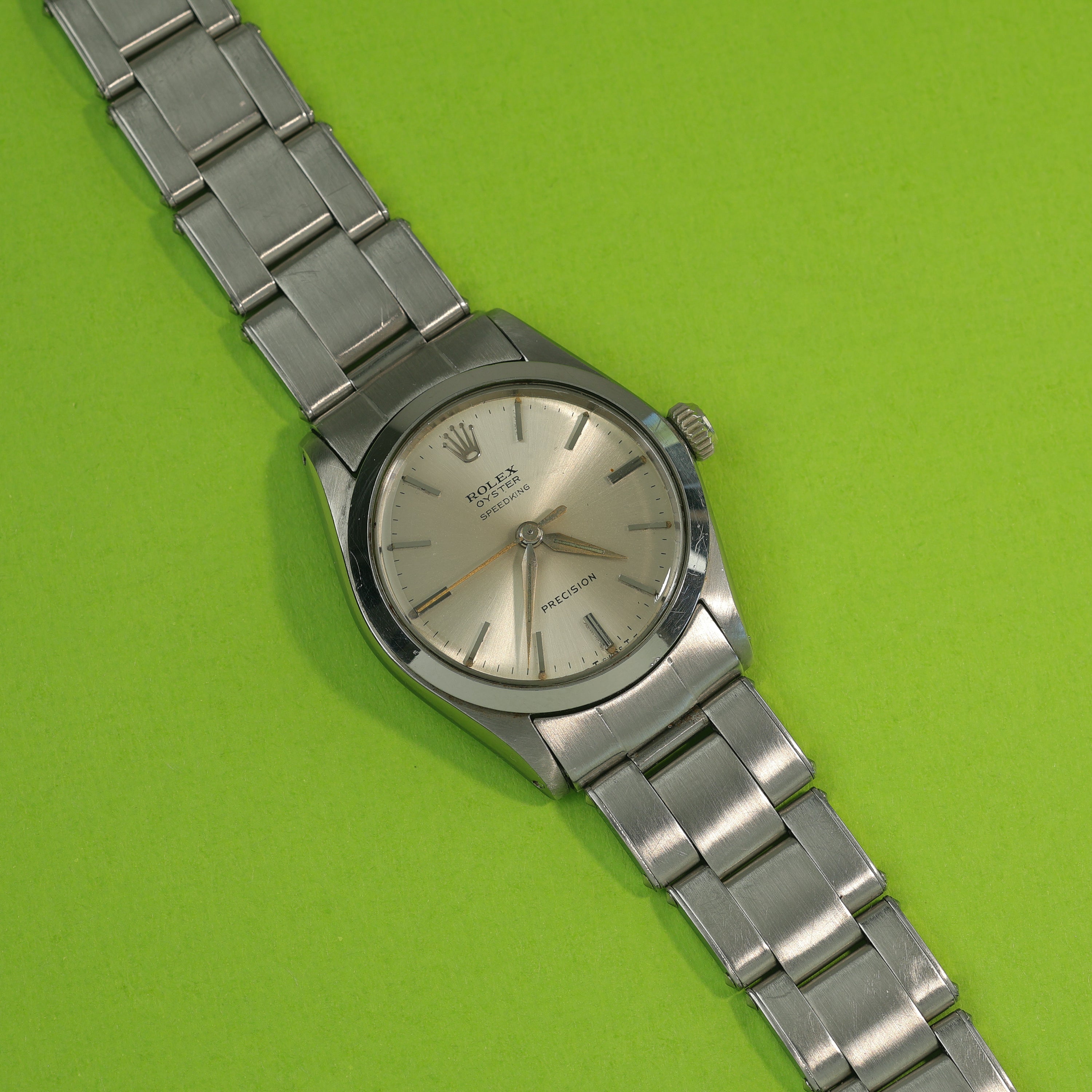 Rolex Speedking Ref. 6430 Silver Dial